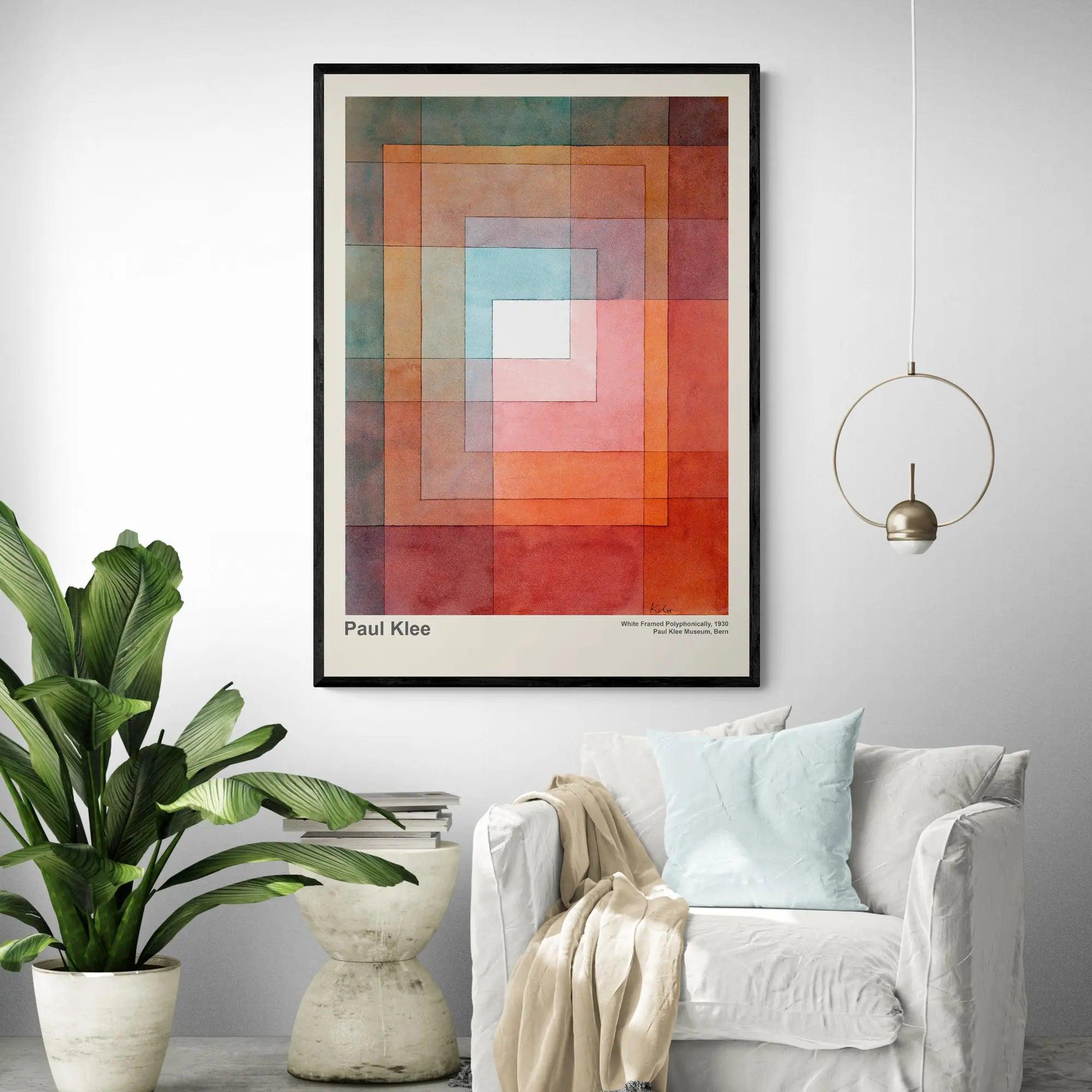 White Framed Polyphonically 1930 by Paul Klee