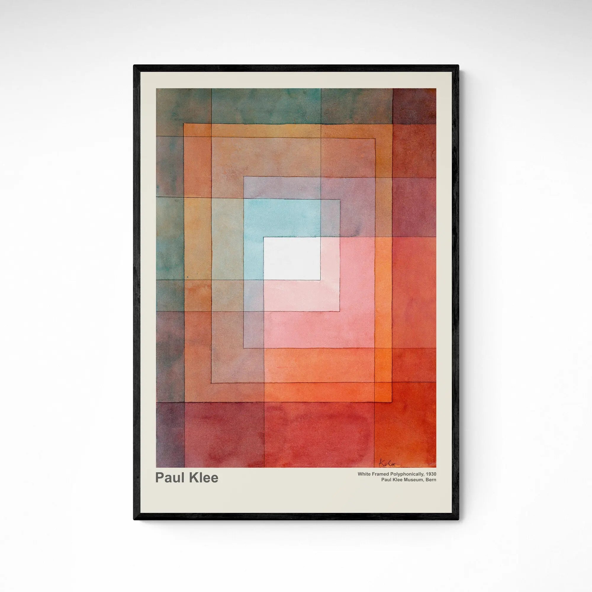 White Framed Polyphonically 1930 by Paul Klee