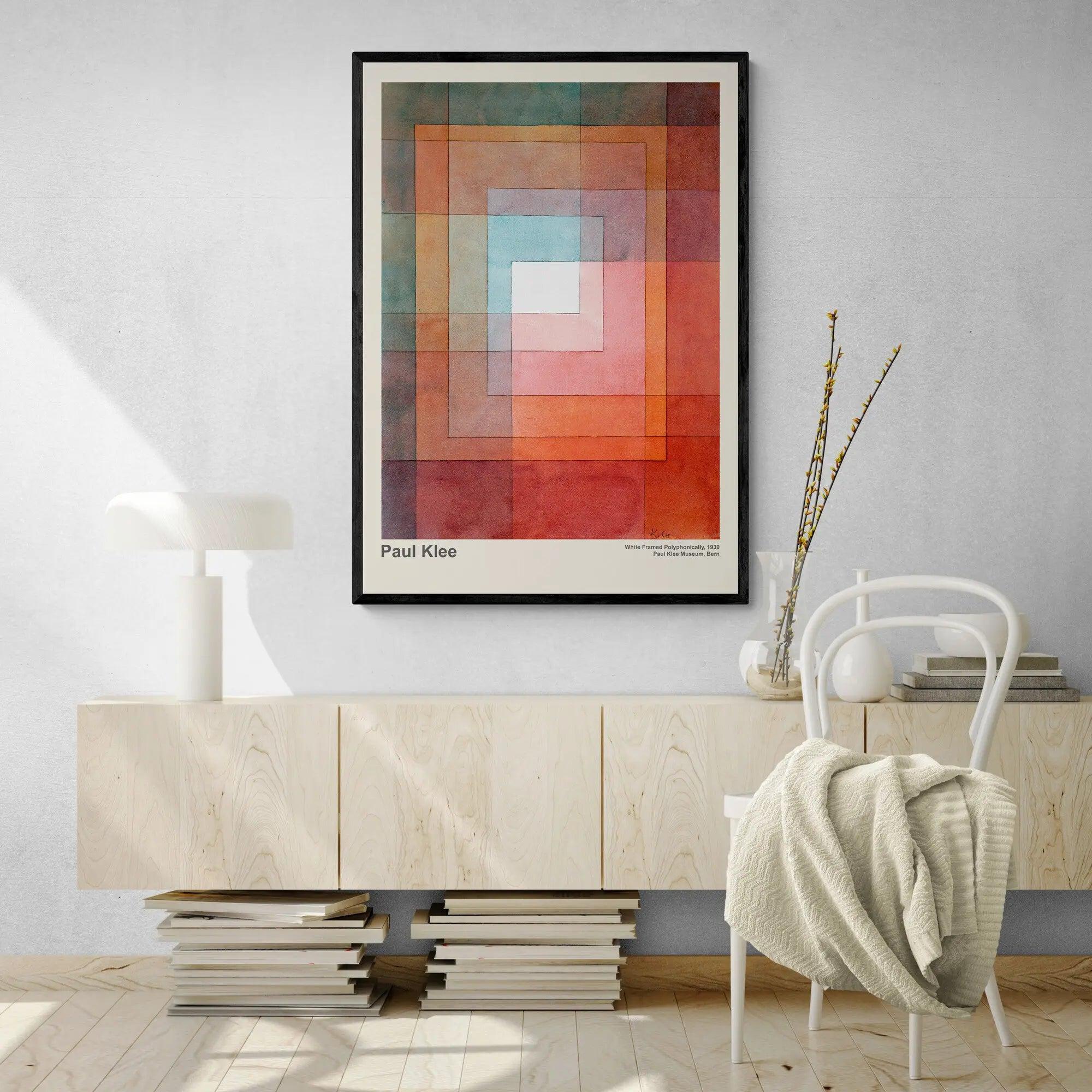 White Framed Polyphonically 1930 by Paul Klee