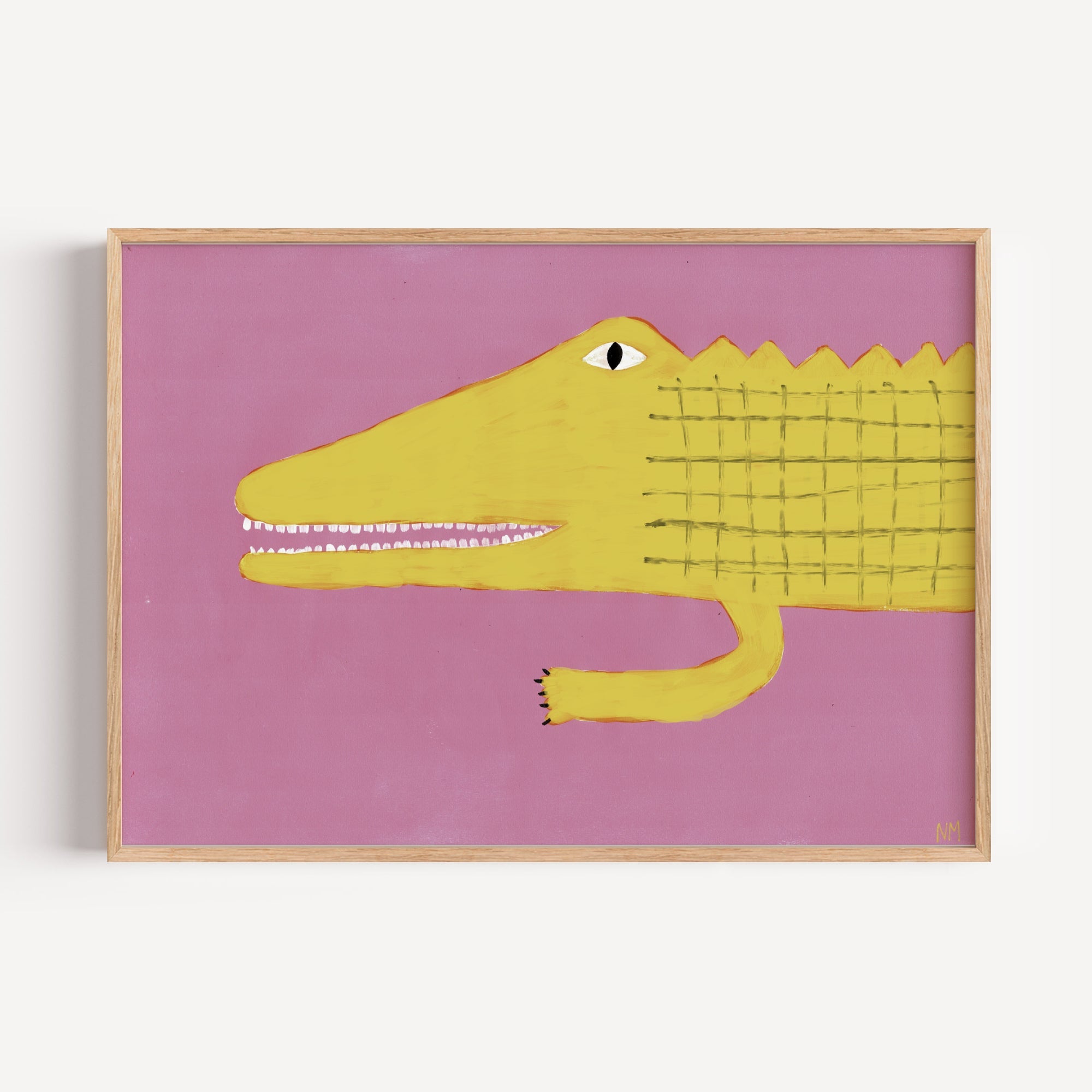 Yellow Crocodile by Nancy McKie