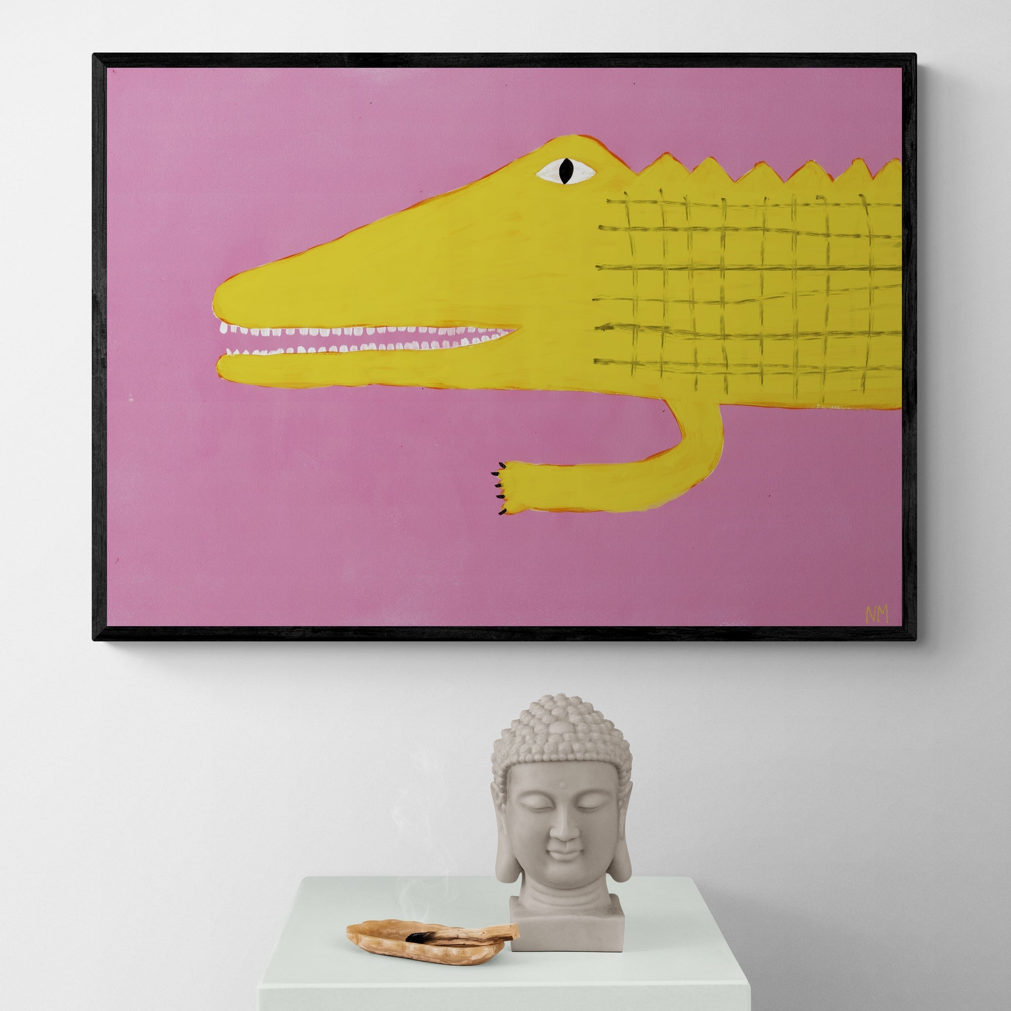 Yellow Crocodile by Nancy McKie