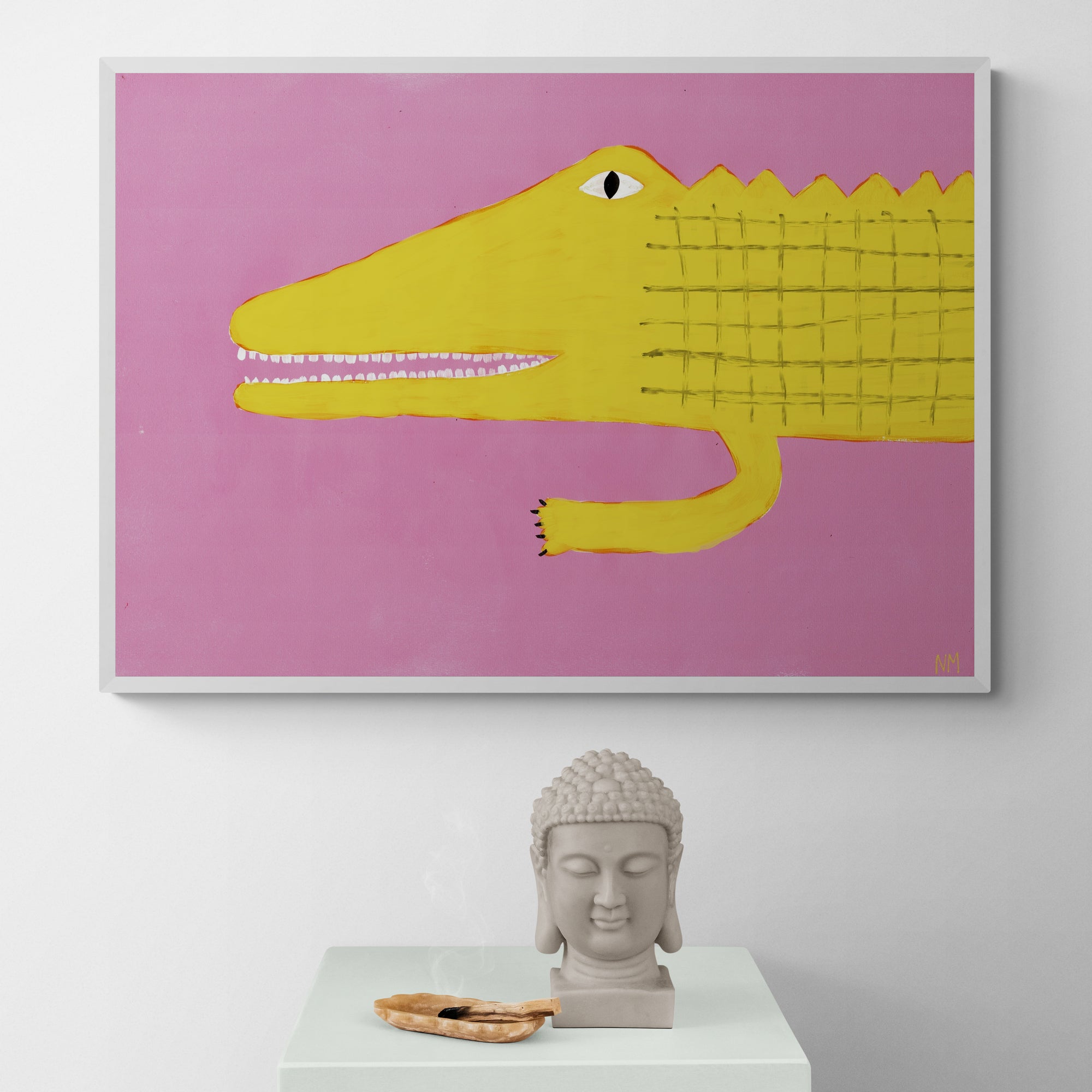 Yellow Crocodile by Nancy McKie