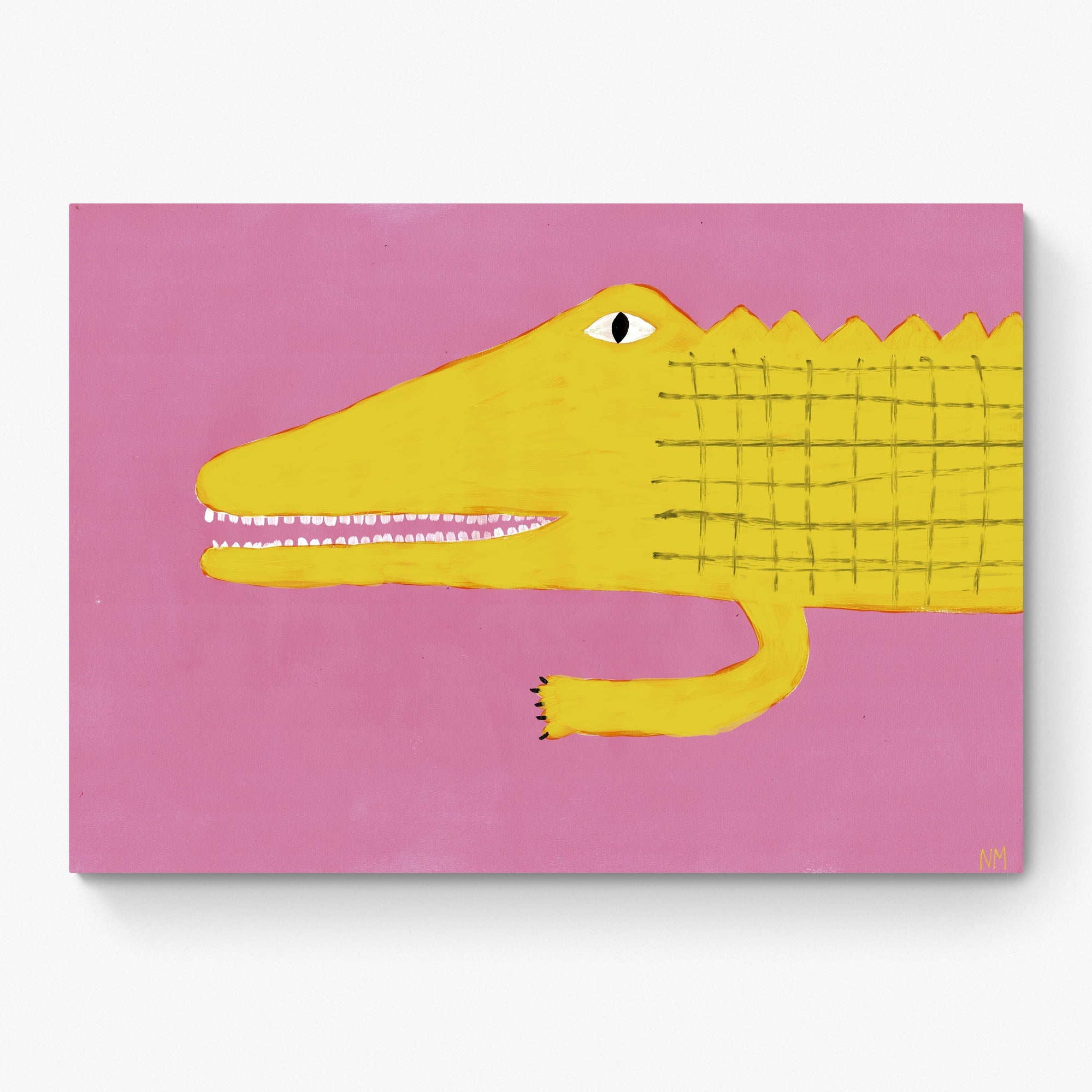 Yellow Crocodile by Nancy McKie