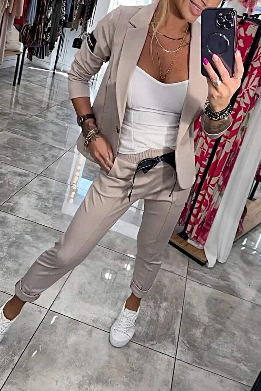 Dorota | Luźny zestaw dwuczęściowy dla kobiet