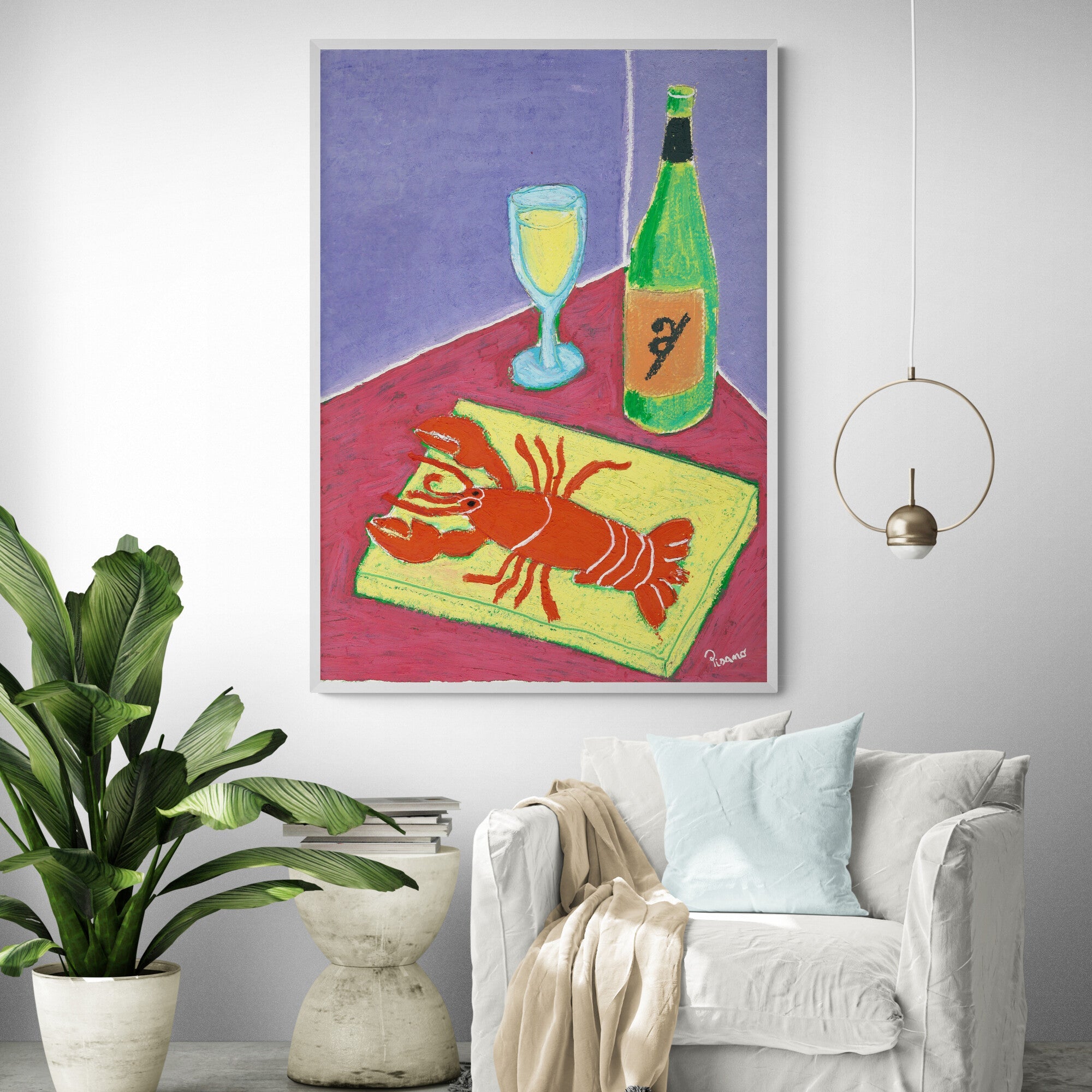 Still Life With Lobster by Giulio Pisano