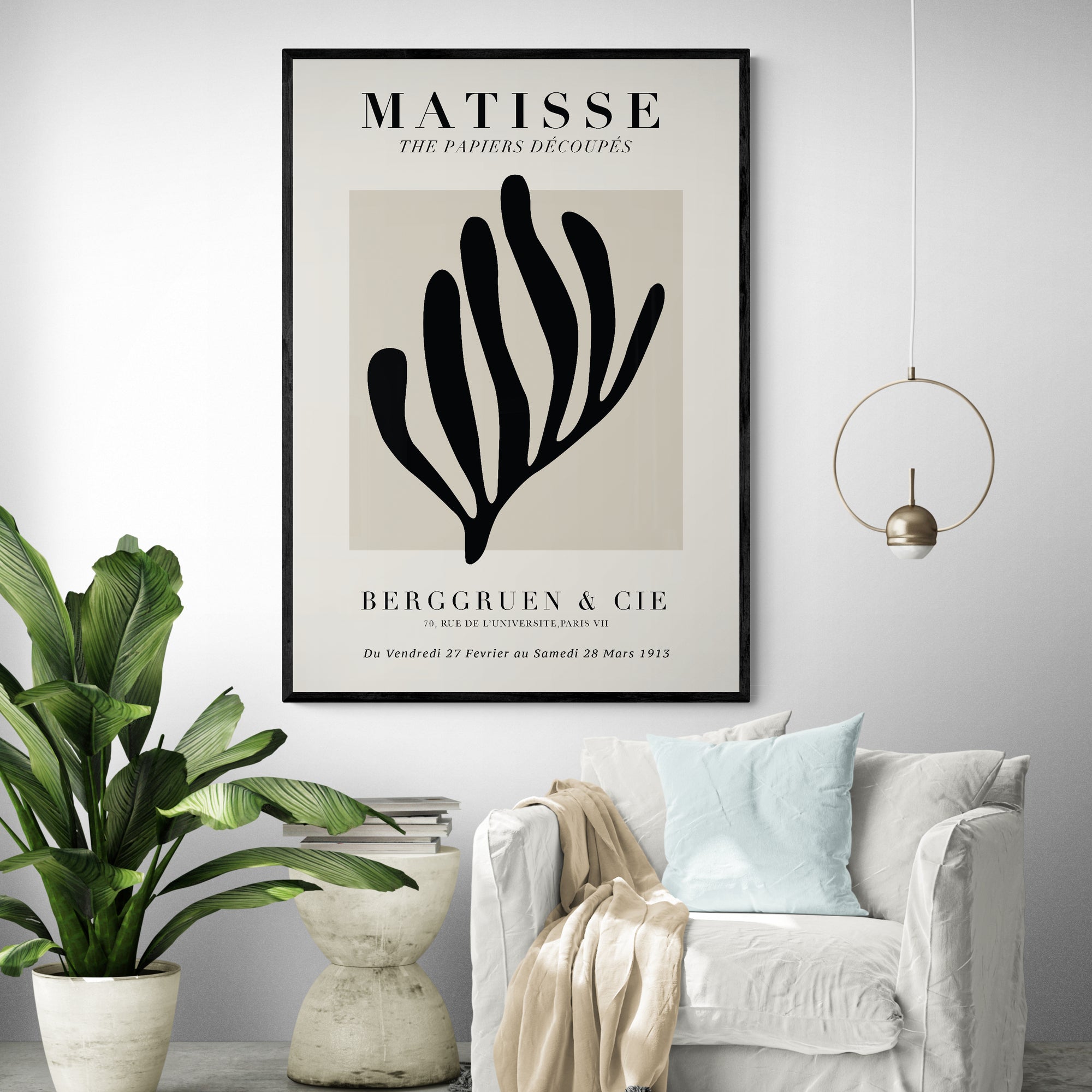 Black Koraal Henri Matisse Art Print