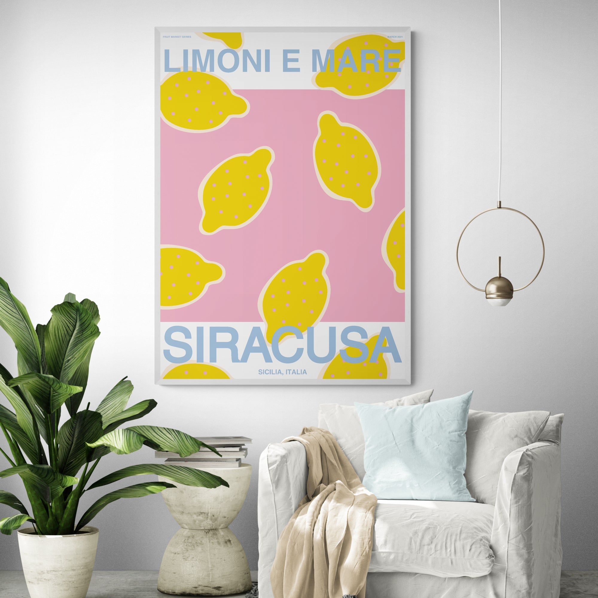 Palermo Lemon Print