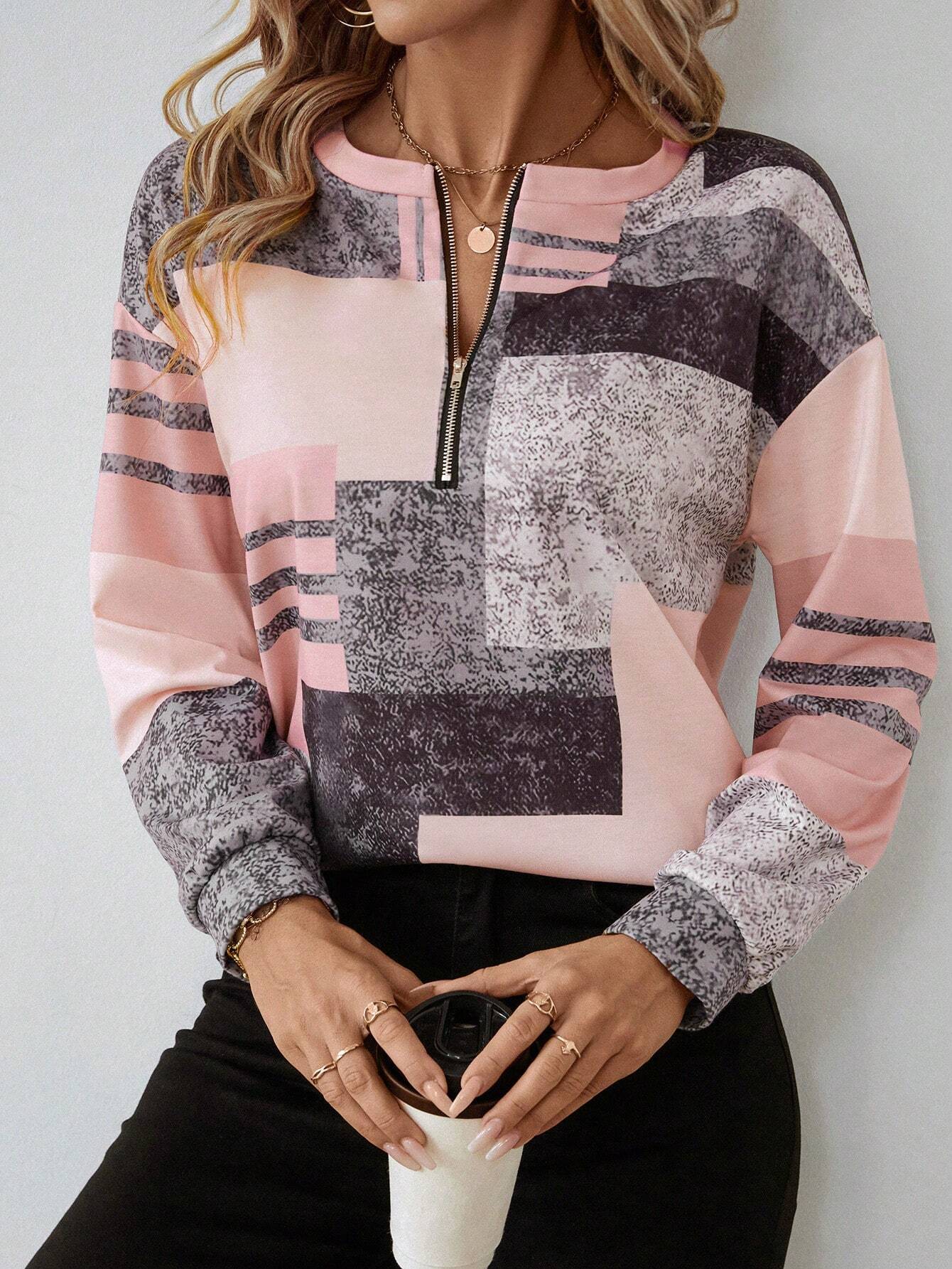 Izabela | Stylowa Bluza w Stylu Vintage