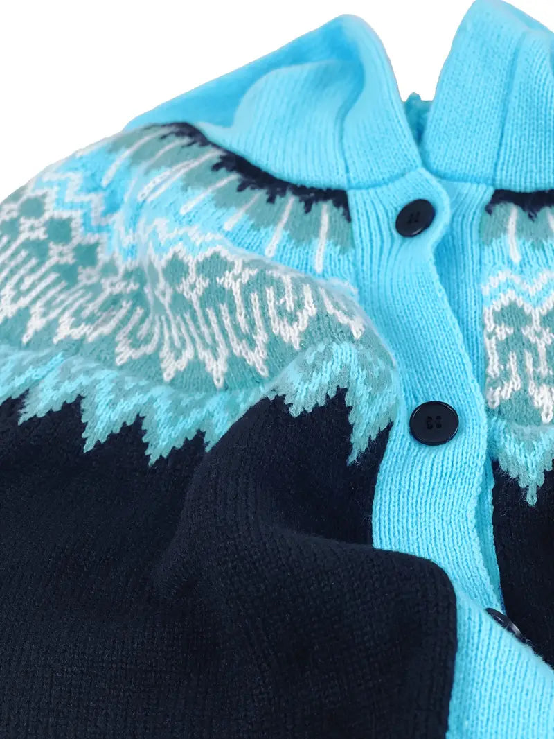 Regina™ | Klasyczny kardigan z kapturem