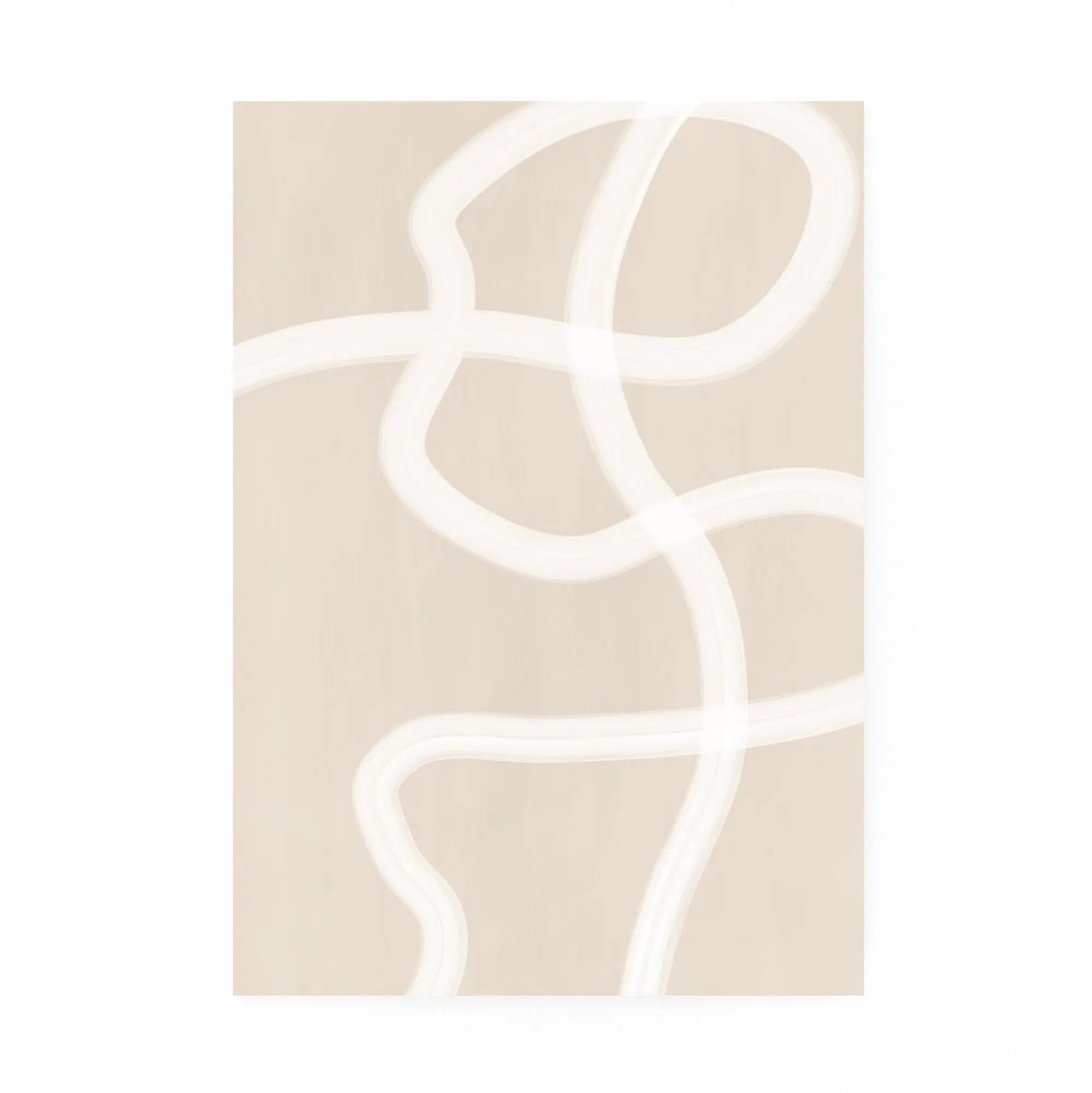Beige Abstract Set by Elena Ristova