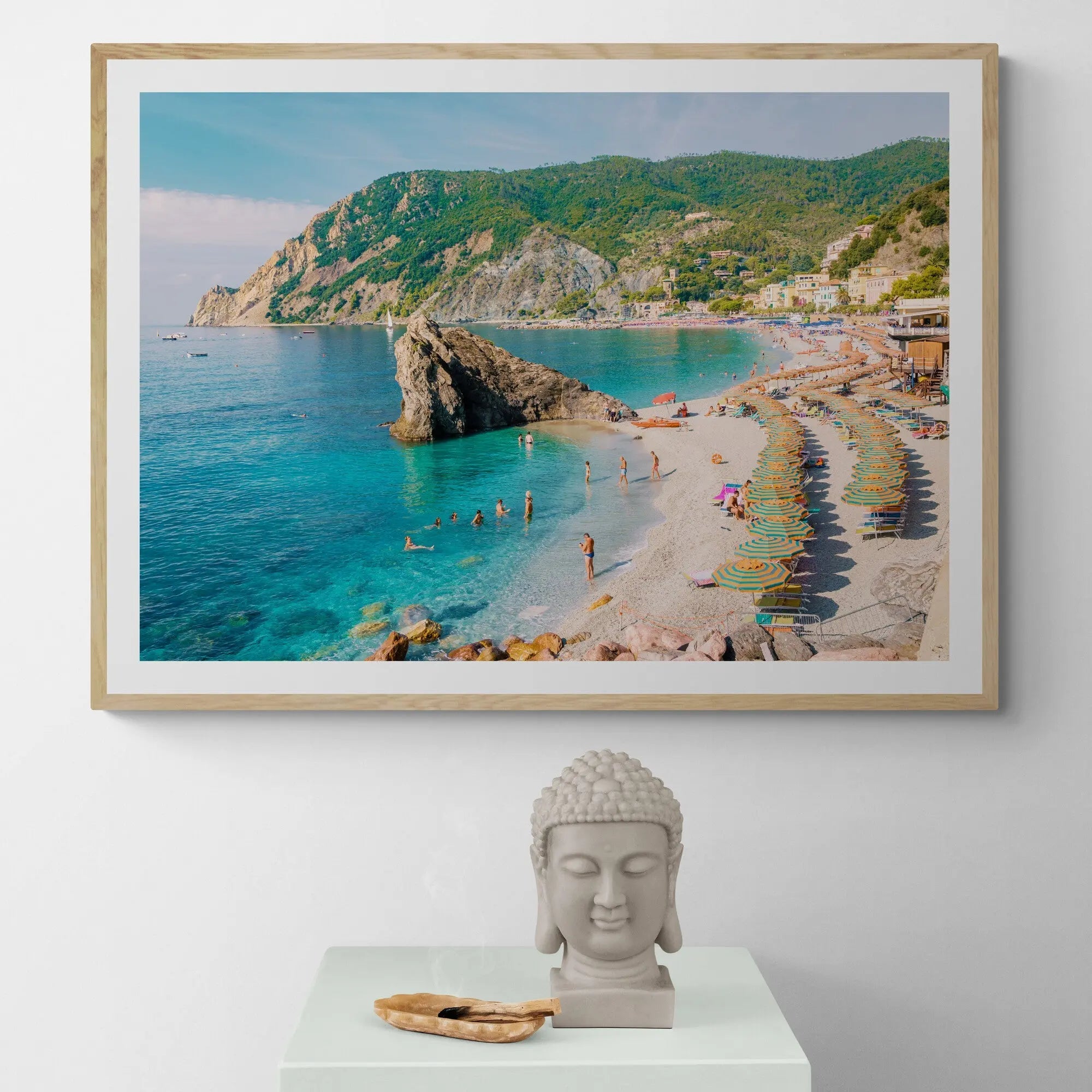 Pebble Beach Monterosso Italy Art Print