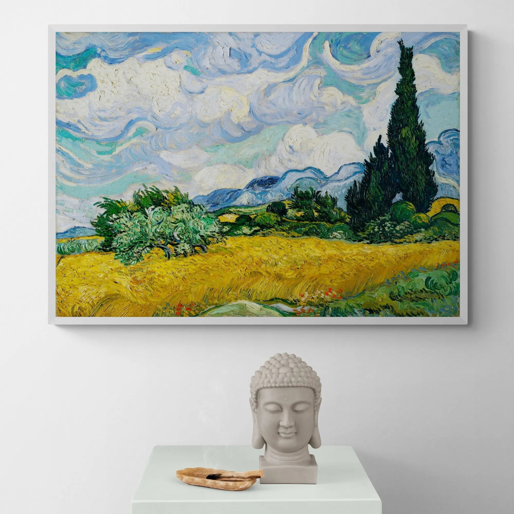 Wheat Field with Cypresses by Vincent Van Gogh