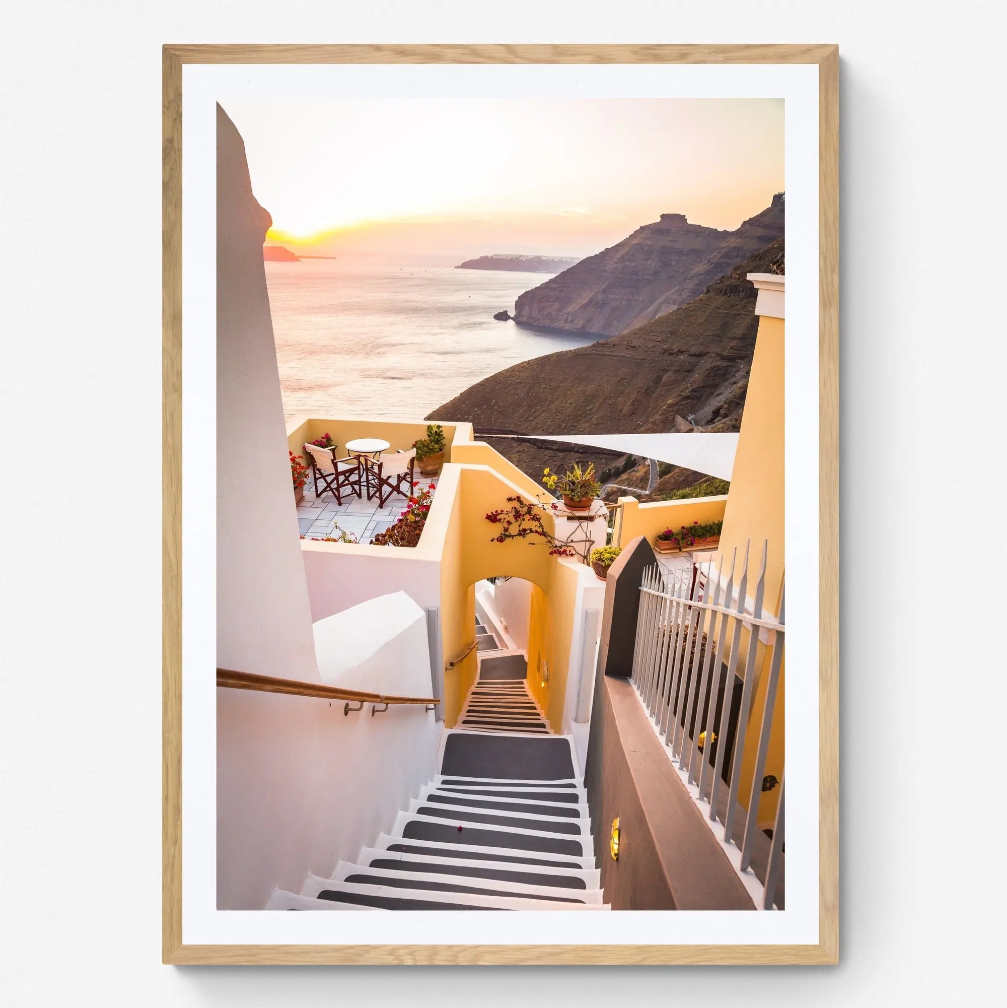 Santorini Dreaming Art Print