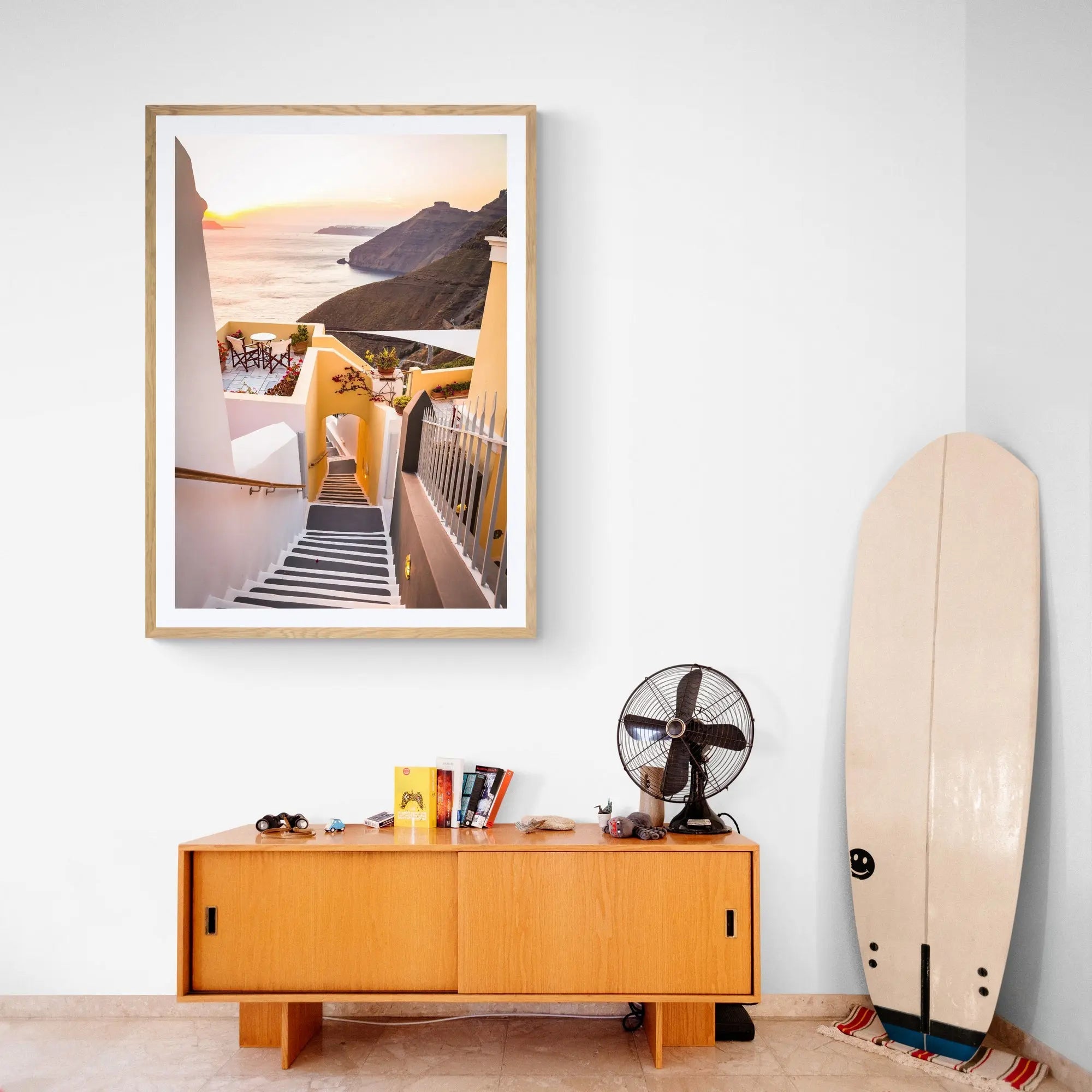 Santorini Dreaming Art Print