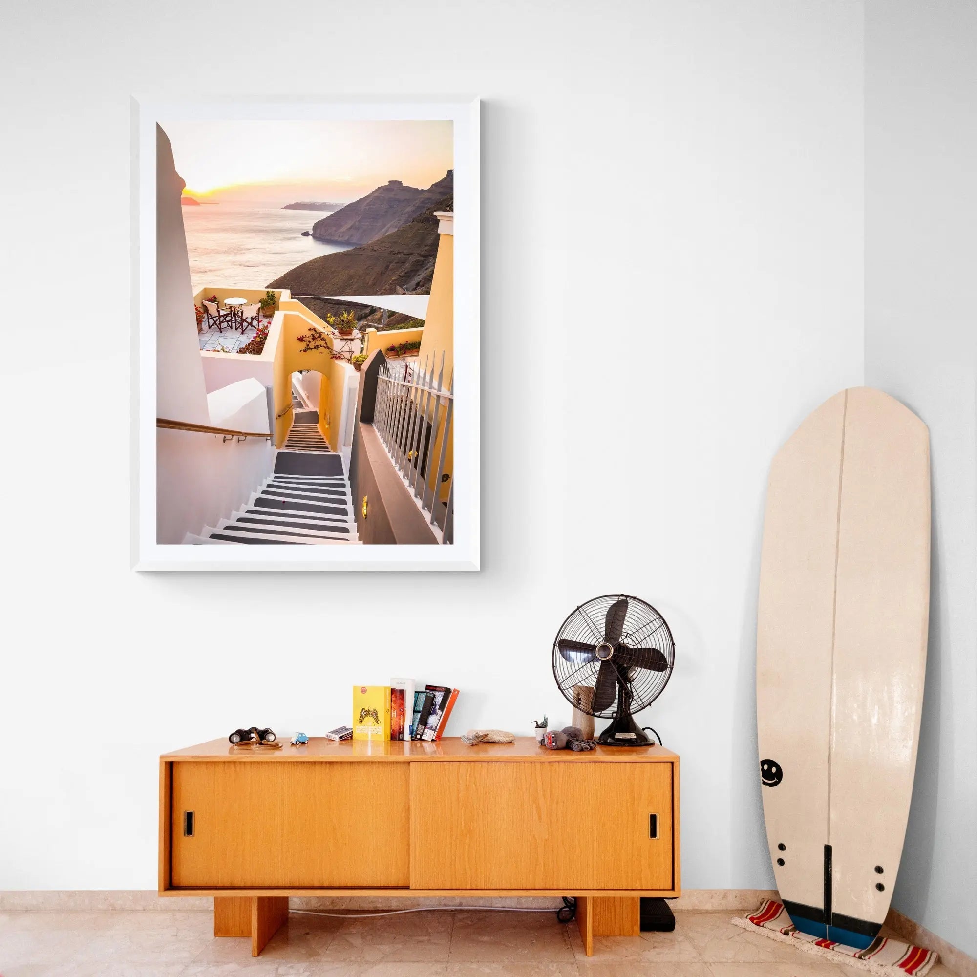 Santorini Dreaming Art Print