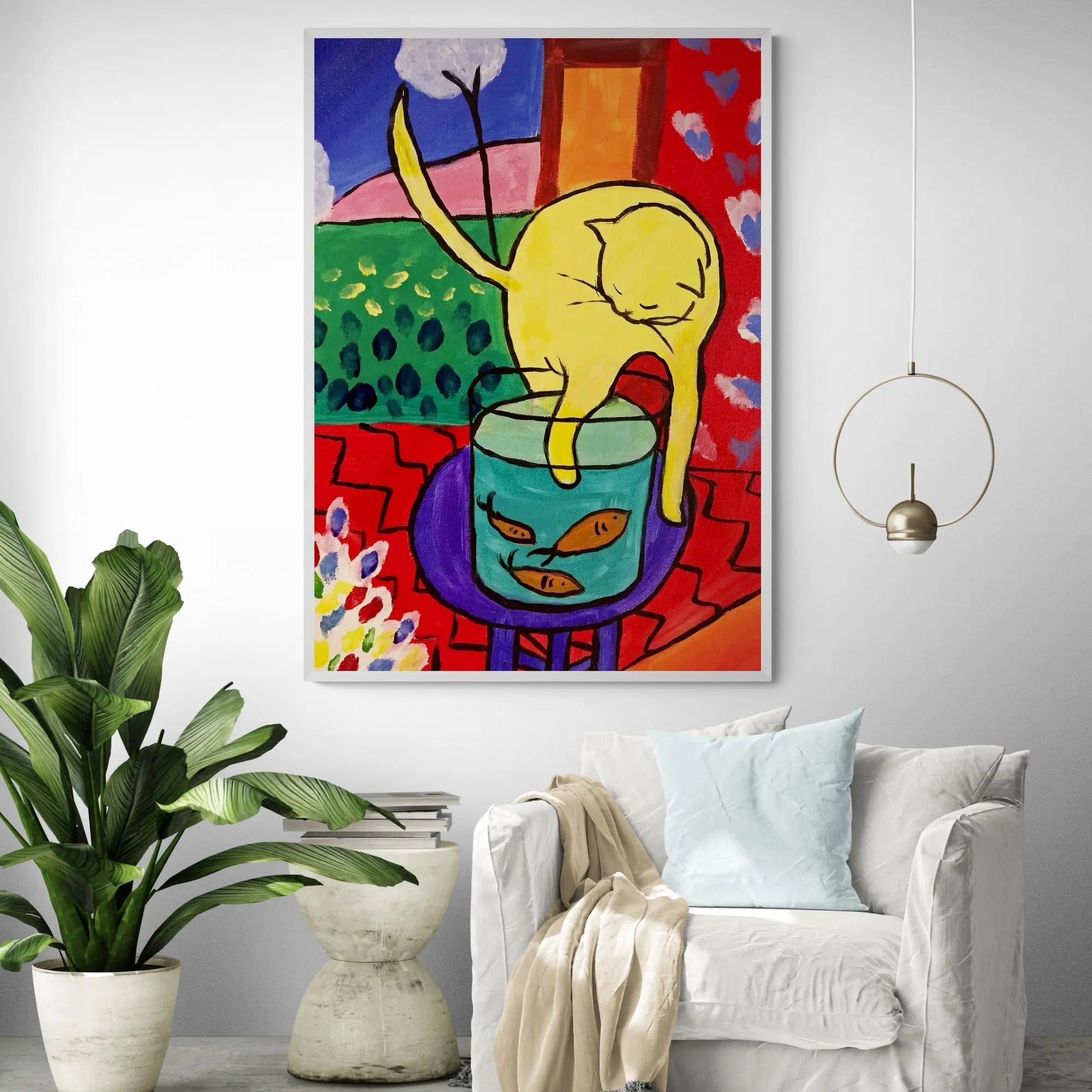 The Cat With Red Fish by Henri Matisse