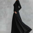 Rubi | Elegancka sukienka maxi, która nie opina i pięknie układa się na sylwetce 35+