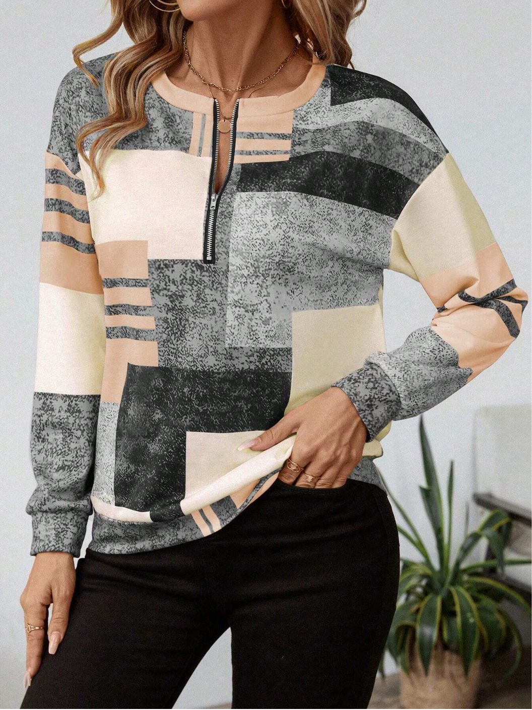 Izabela | Stylowa Bluza w Stylu Vintage