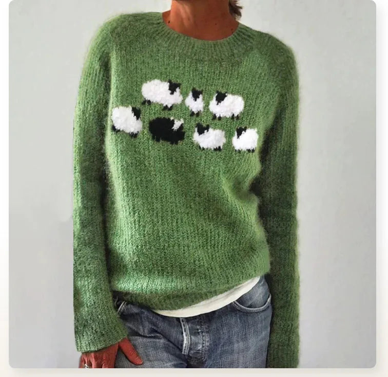 Poppy - Urokliwy Retro Sweter