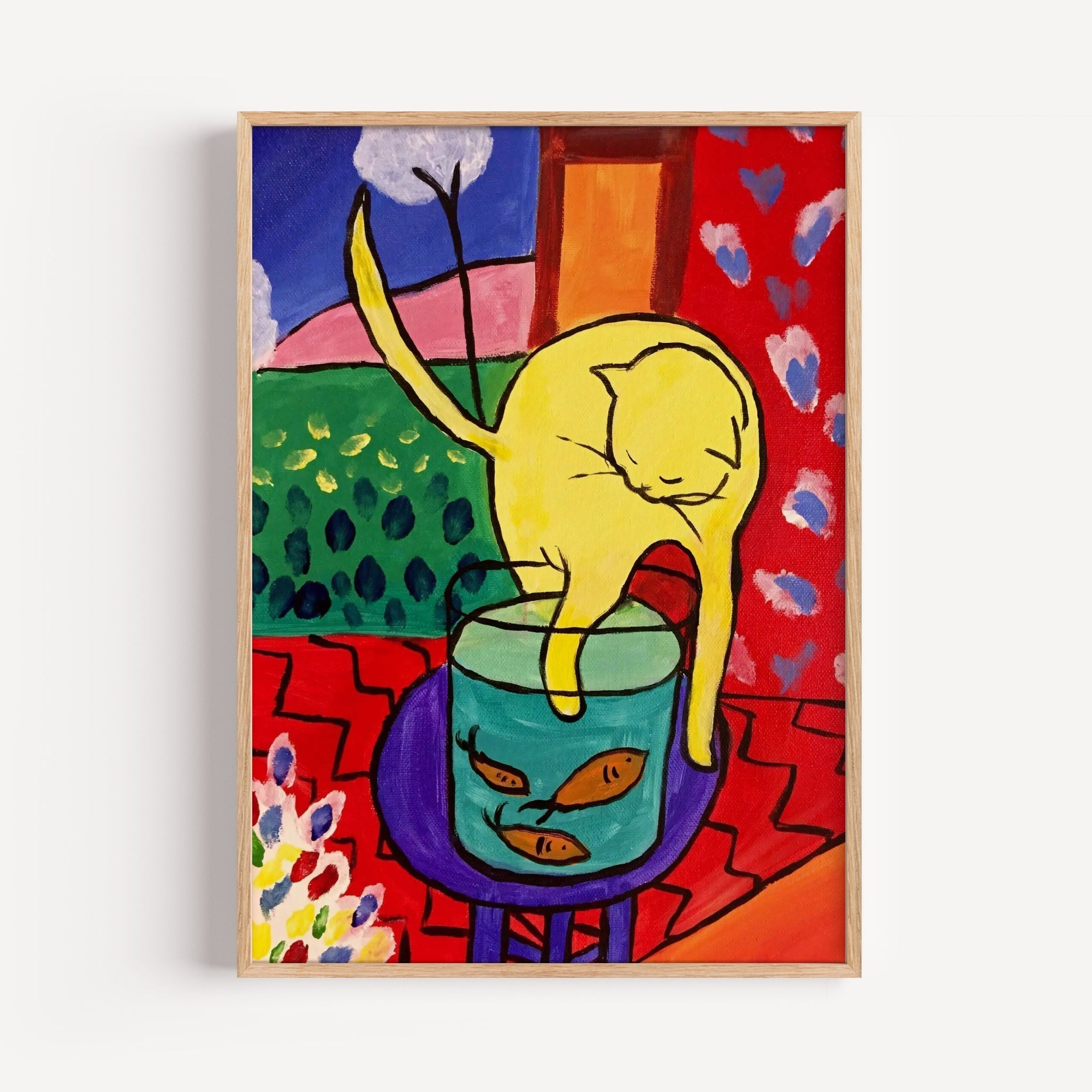 The Cat With Red Fish by Henri Matisse