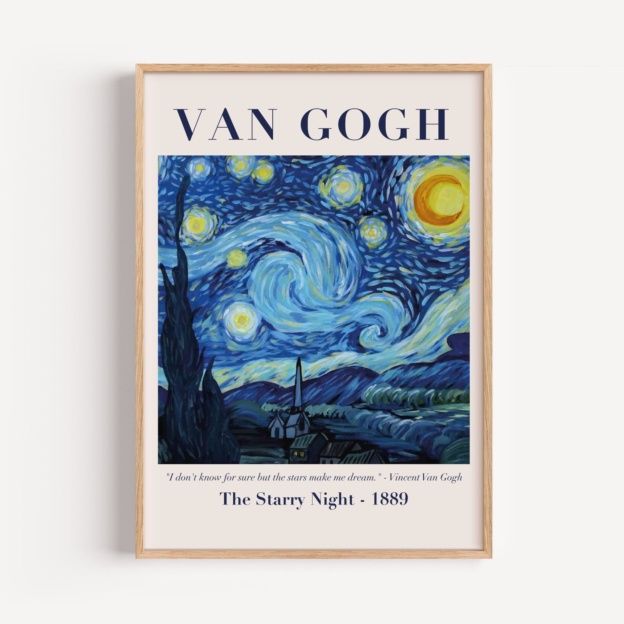 The Starry Night by Vincent van Gogh