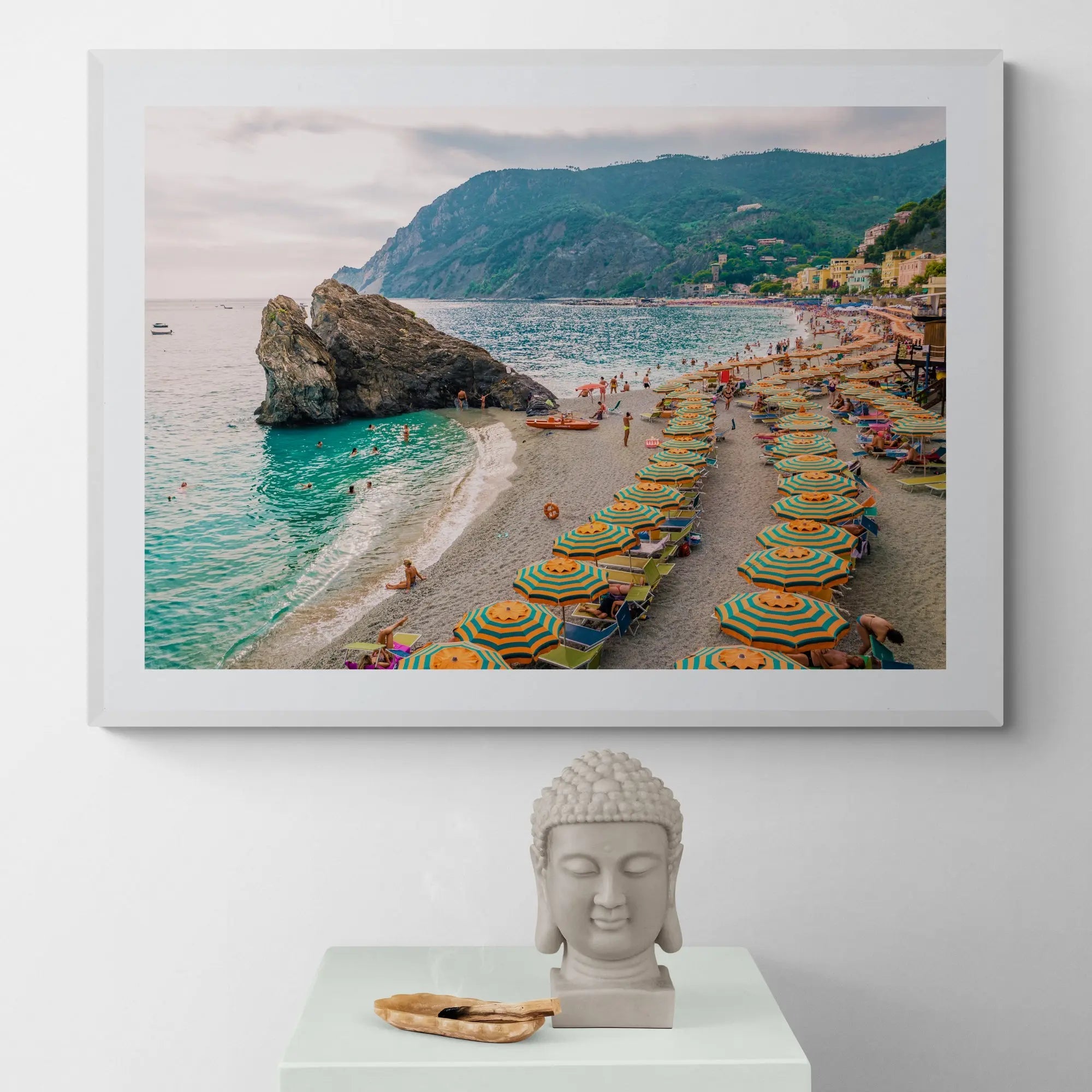Monterosso Beach Italy Art Print