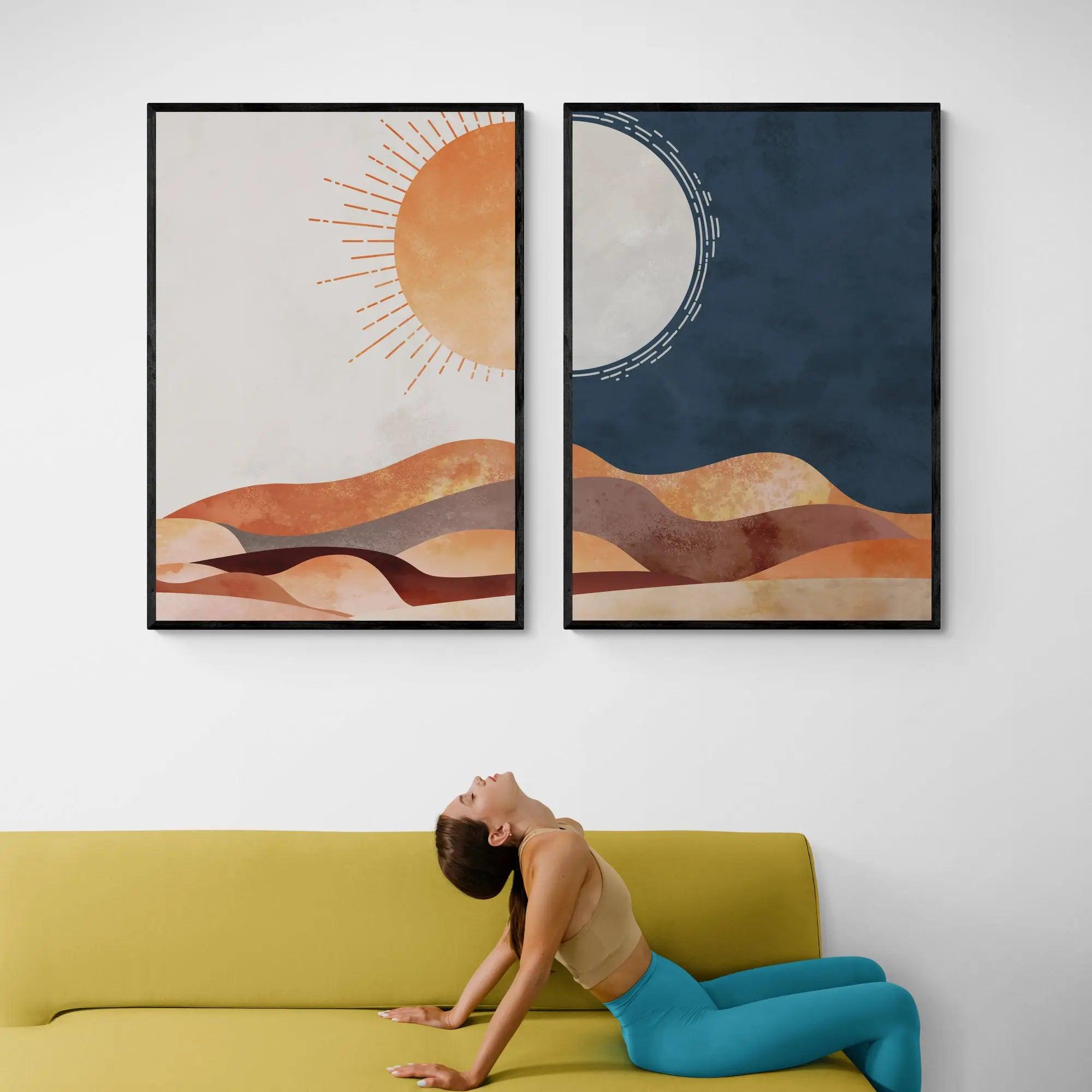 Moon Desert Set of 2