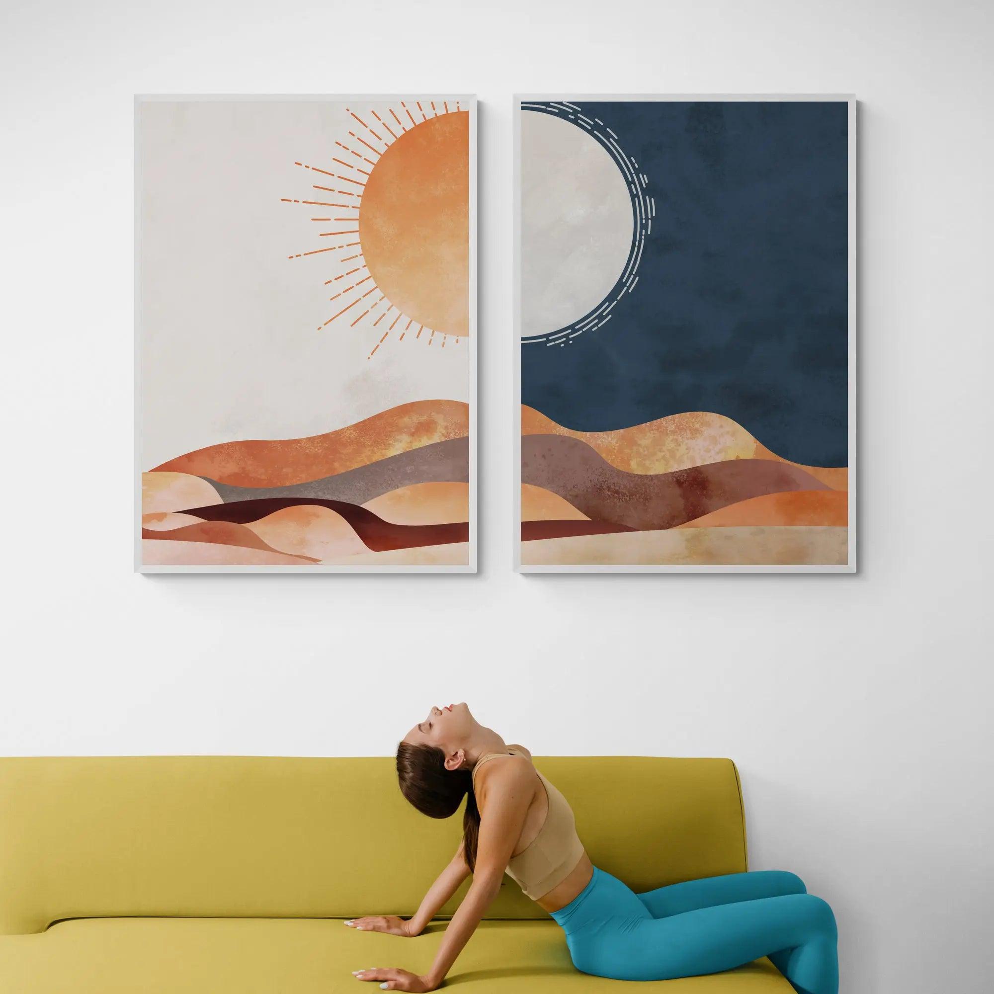 Moon Desert Set of 2