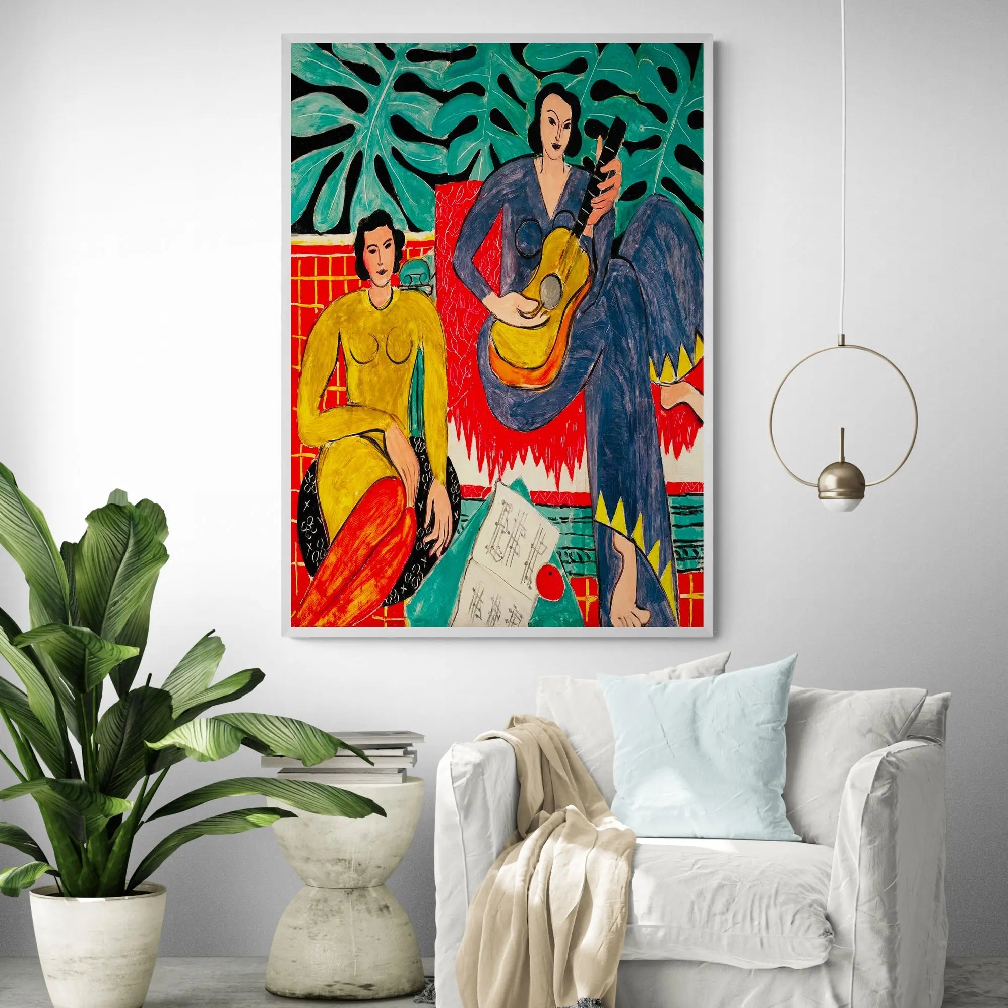 Music by Henri Matisse Art Print