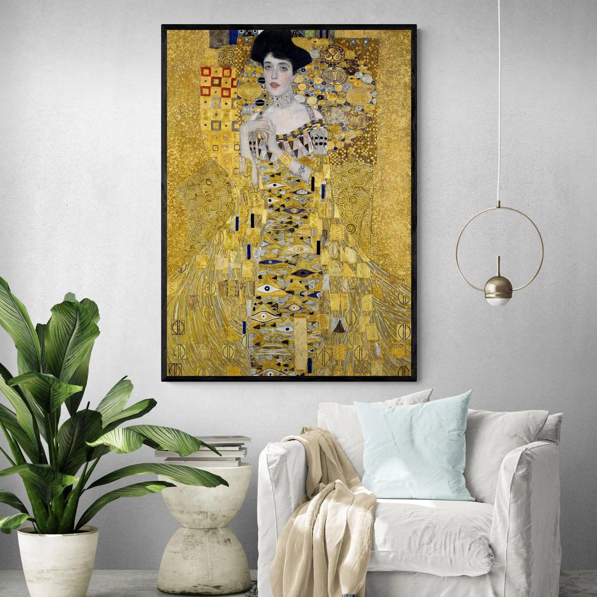 Portret of Adele Bloch-Bauer I by Gustav Klimt