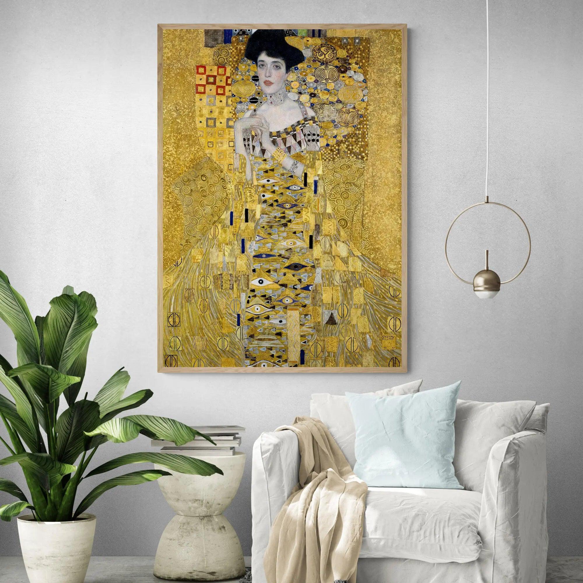 Portret of Adele Bloch-Bauer I by Gustav Klimt