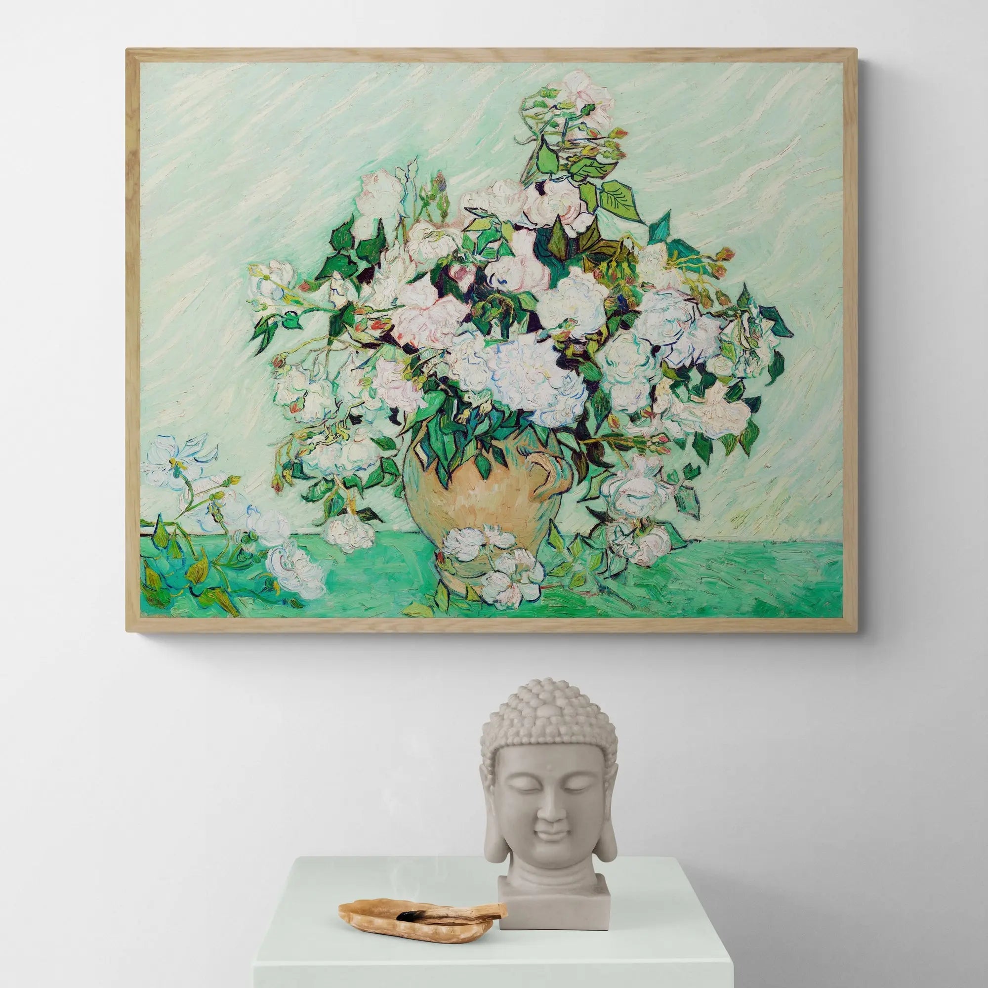 Roses 1890 by Vincent Van Gogh