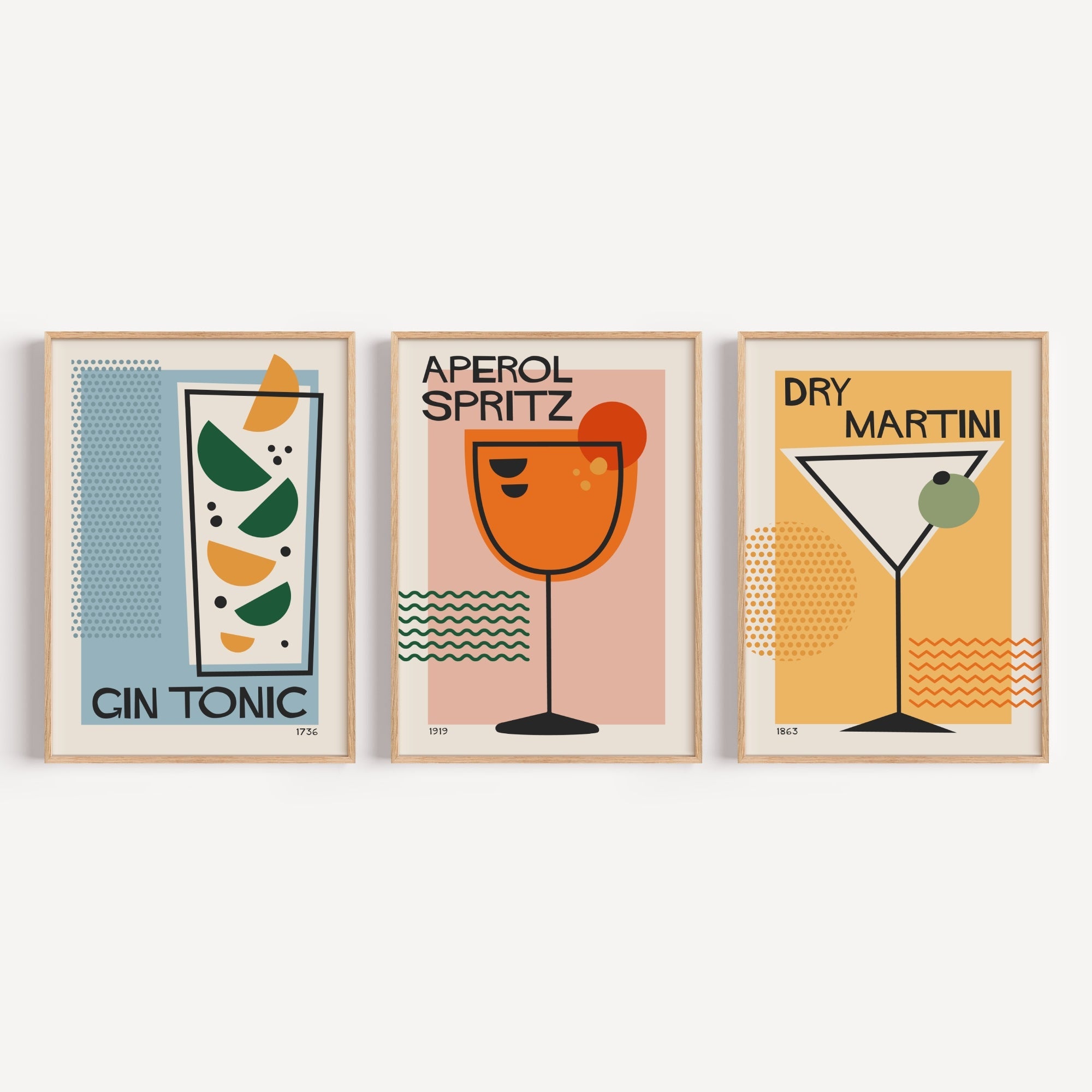 Aperol Spritz Set of 3