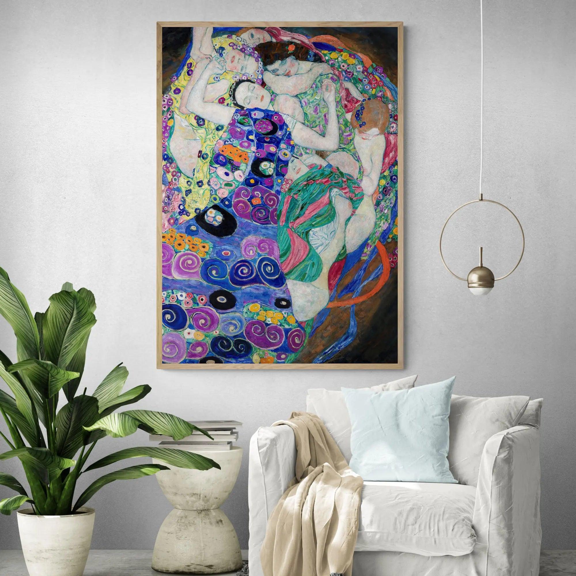 The Maiden 1913 by Gustav Klimt