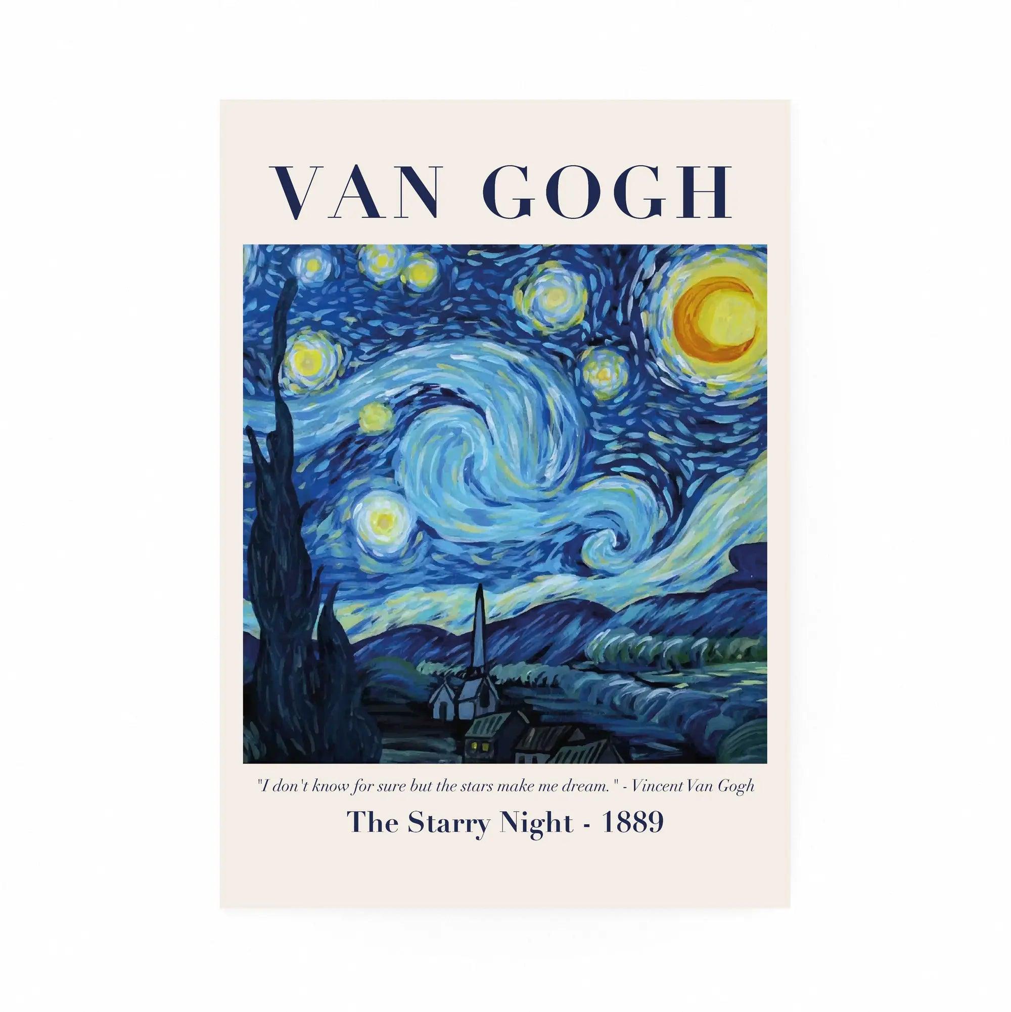 The Starry Night by Vincent van Gogh