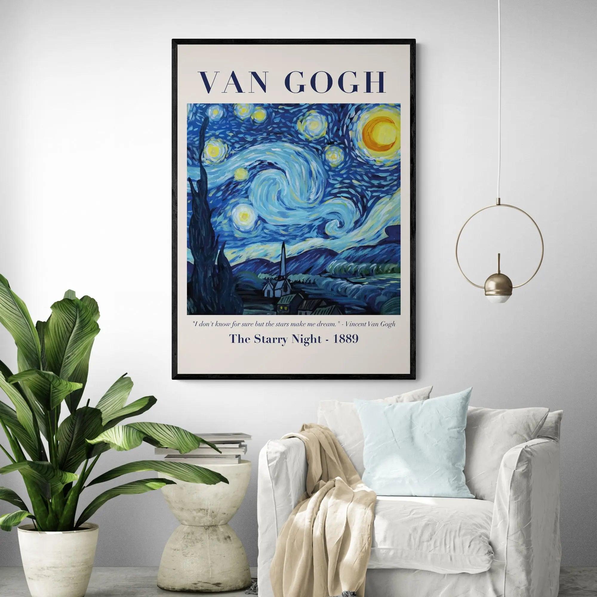 The Starry Night by Vincent van Gogh