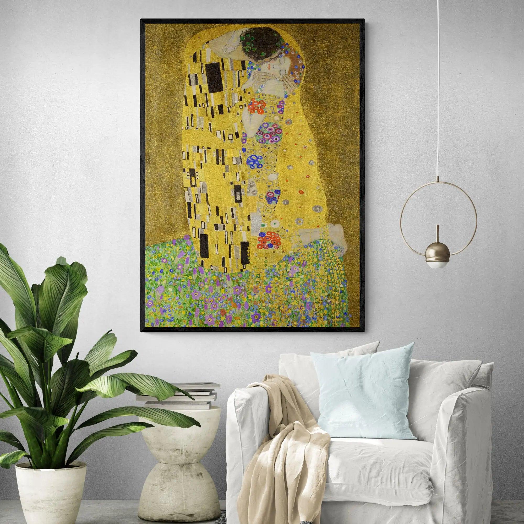 The Kiss 1907-1908 by Gustav Klimt