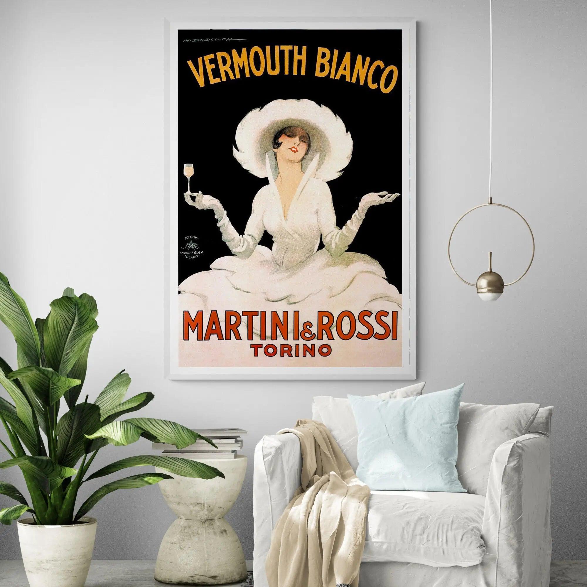 Vermouth Bianco Vintage Print