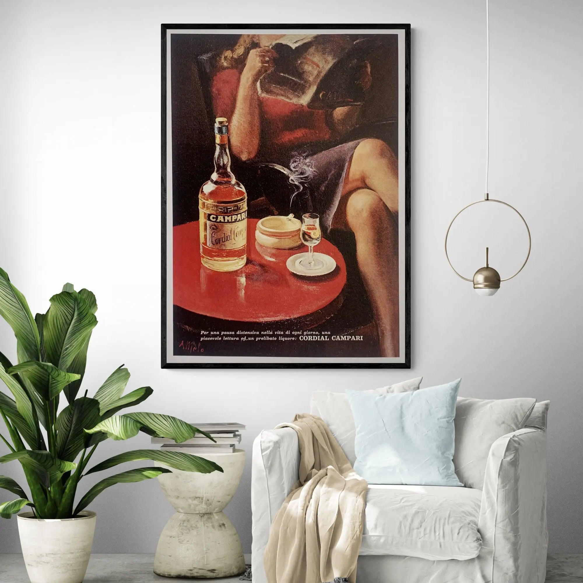 Vintage Cordial Campari Poster
