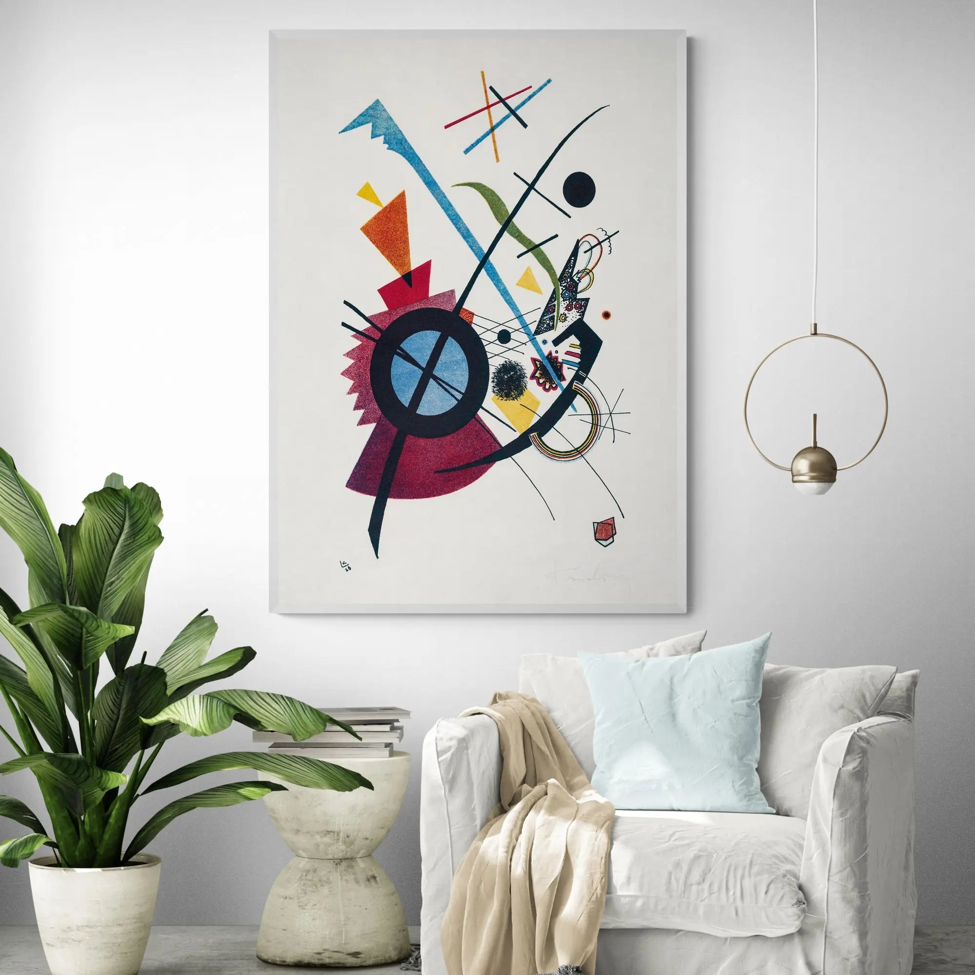 Violet 1923 by Wassily Kandinsky Art Print