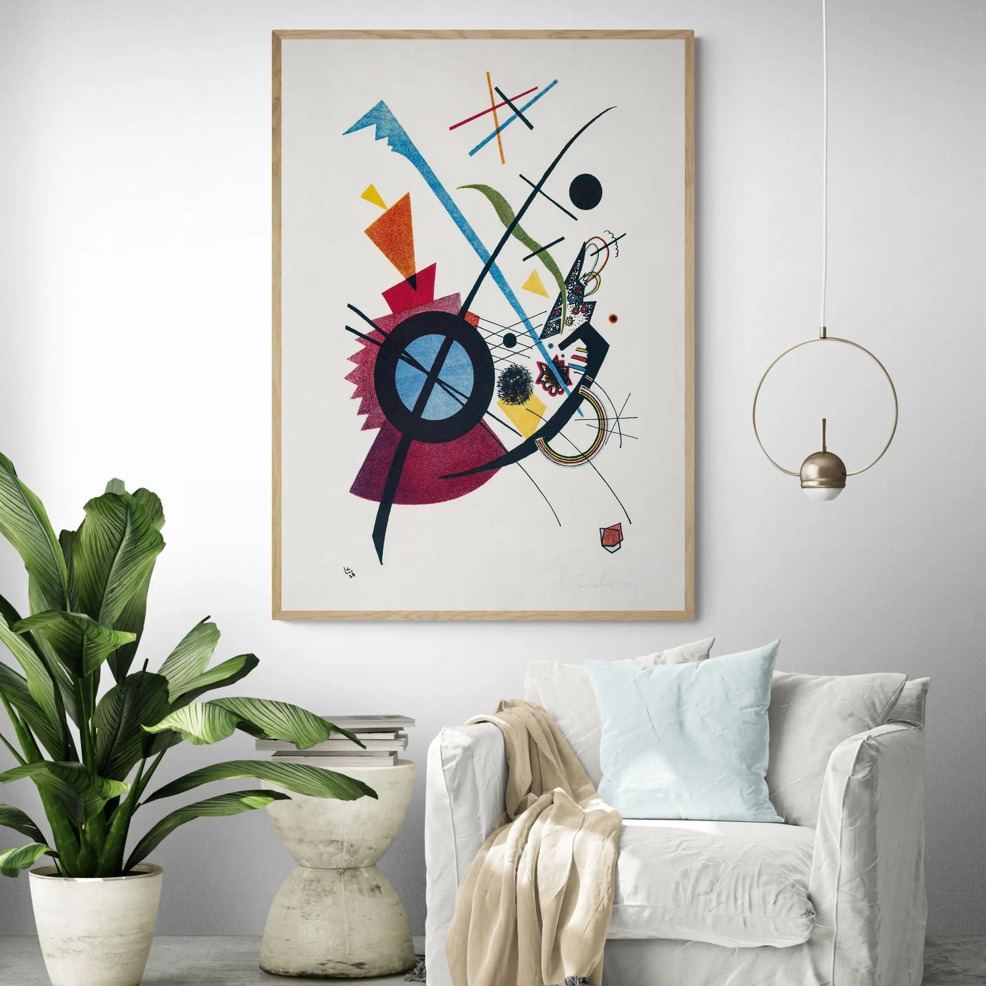 Violet 1923 by Wassily Kandinsky Art Print