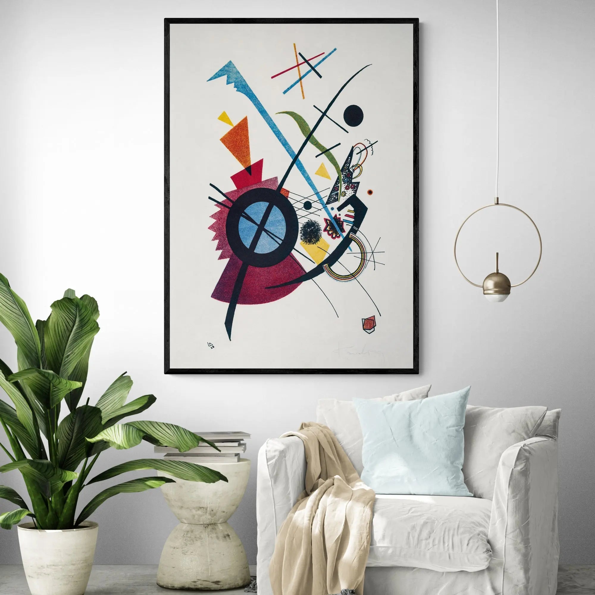 Violet 1923 by Wassily Kandinsky Art Print