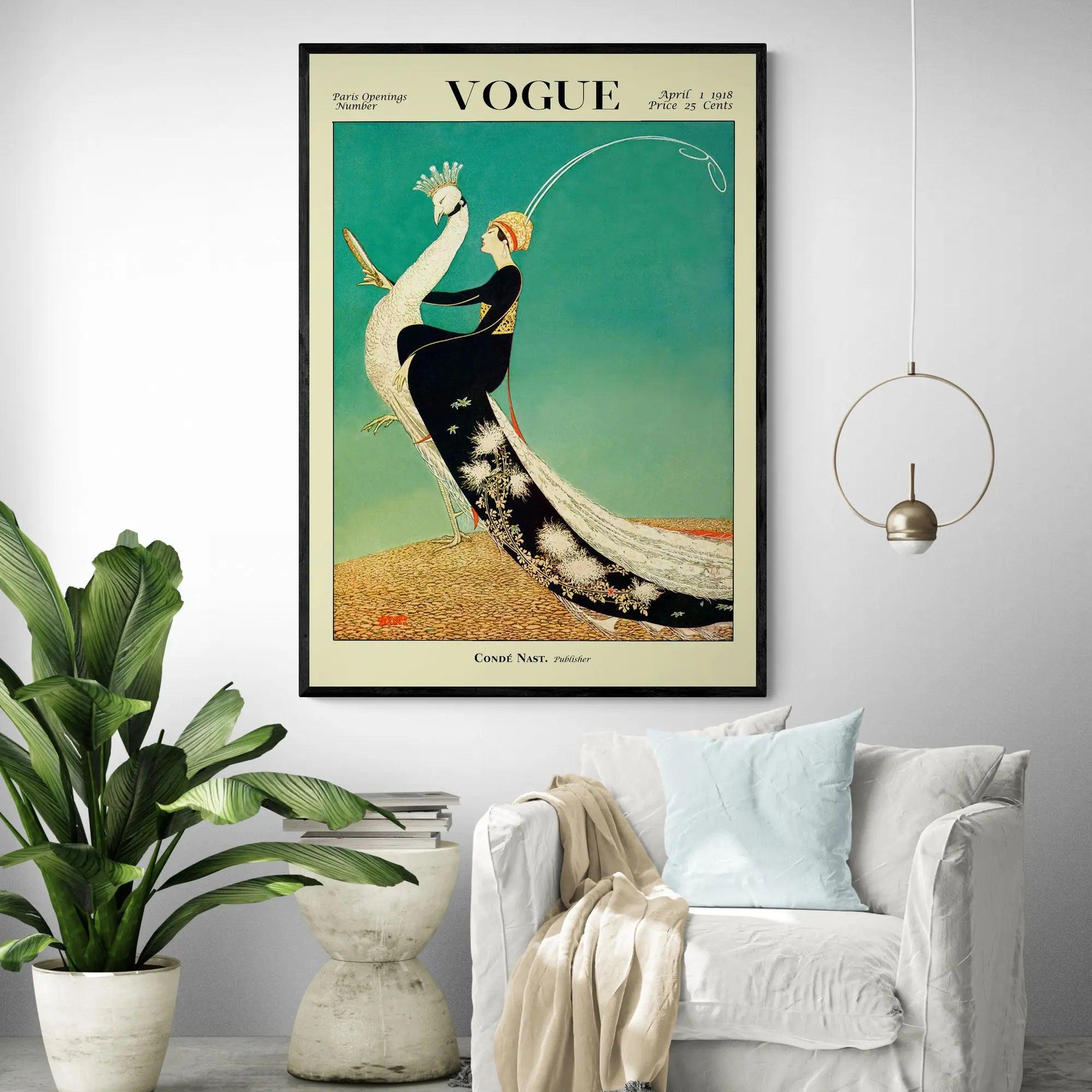 Vogue Magazine Cover April 1918