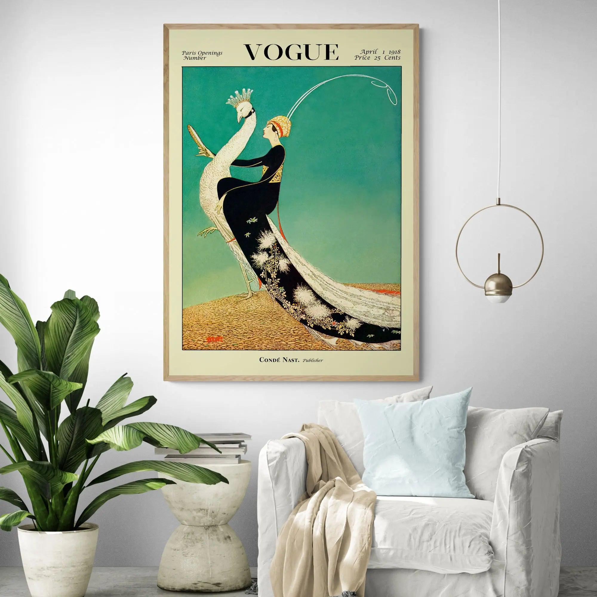 Vogue Magazine Cover April 1918