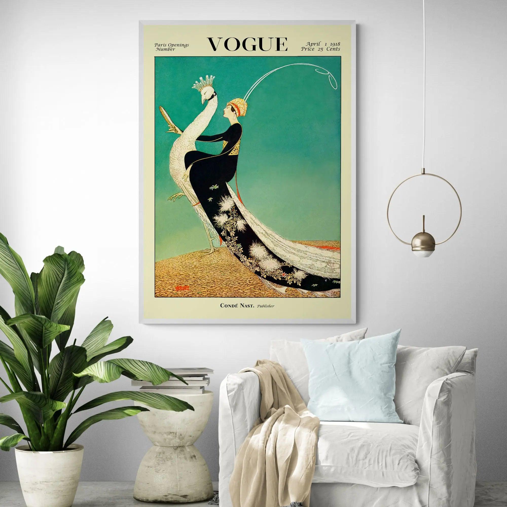 Vogue Magazine Cover April 1918