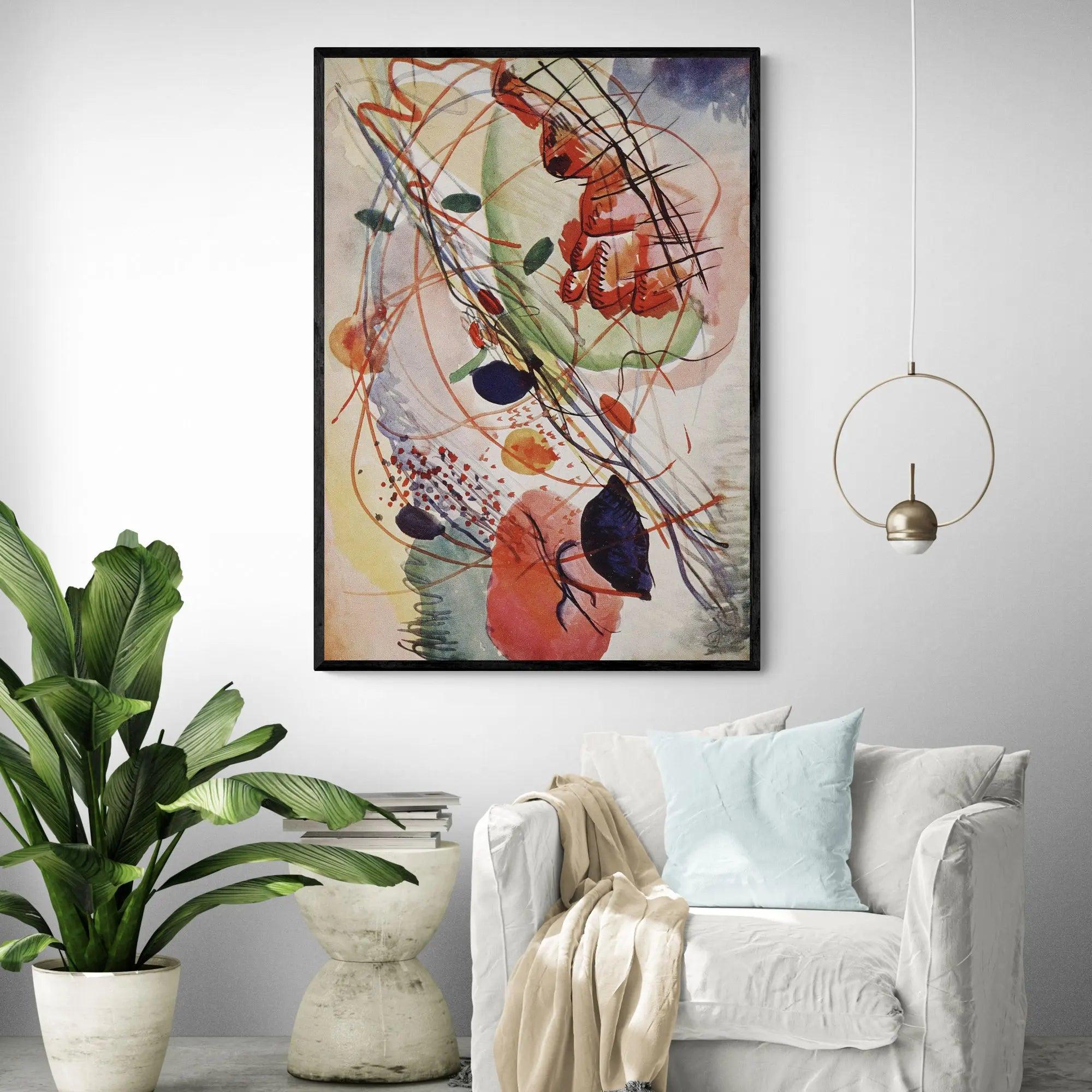 Watercolour Abstract by Wassily Kandinsky