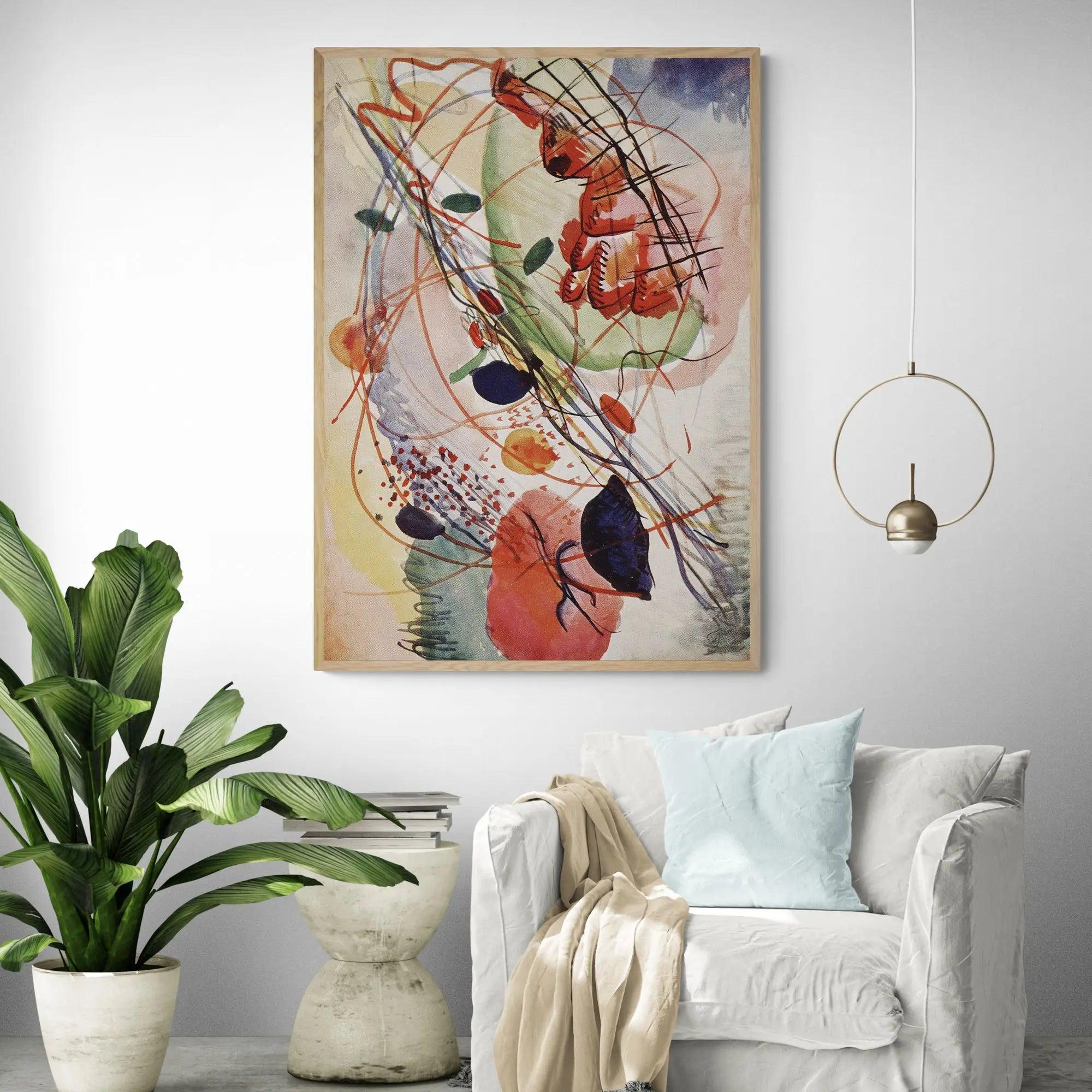 Watercolour Abstract by Wassily Kandinsky