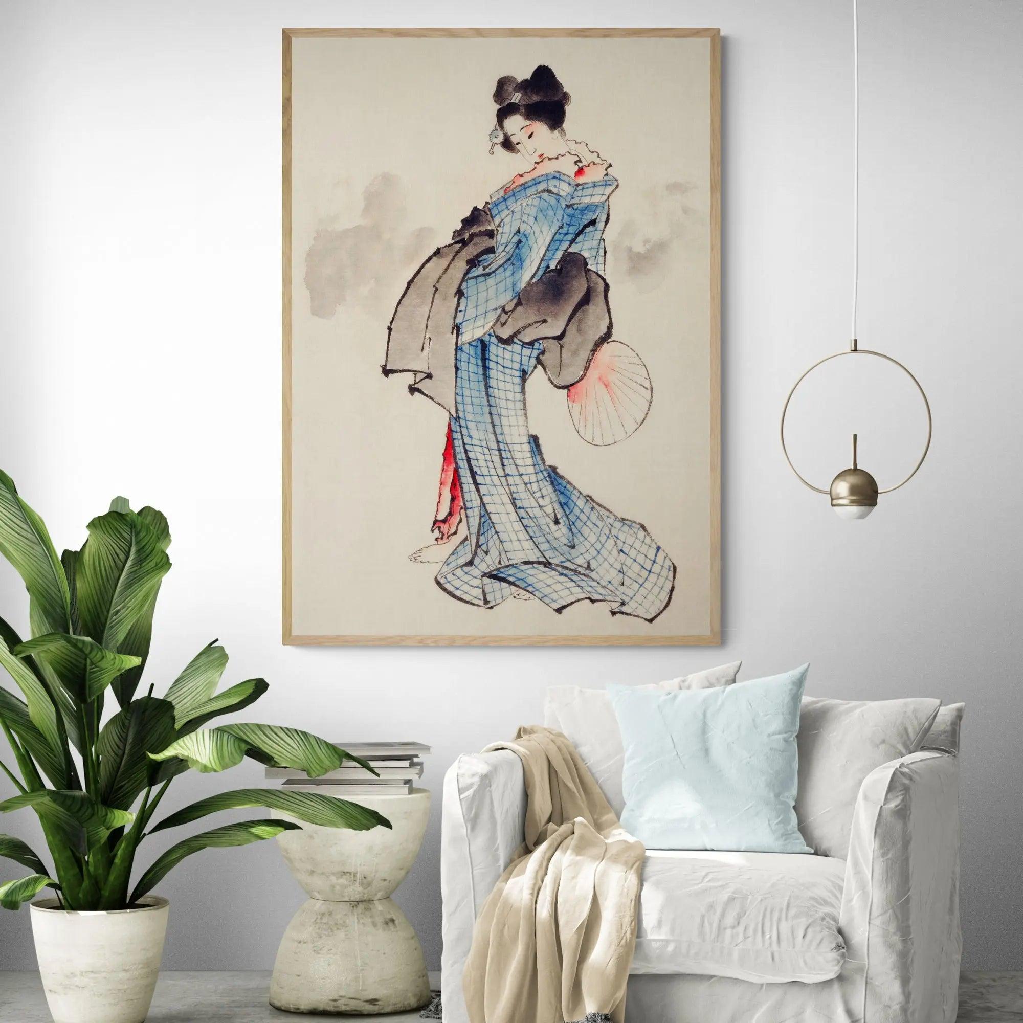 Vrouw by Katsushika Hokusai