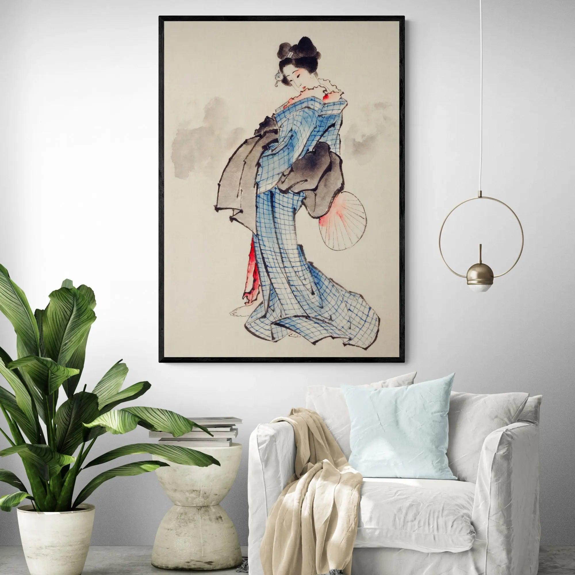 Vrouw by Katsushika Hokusai