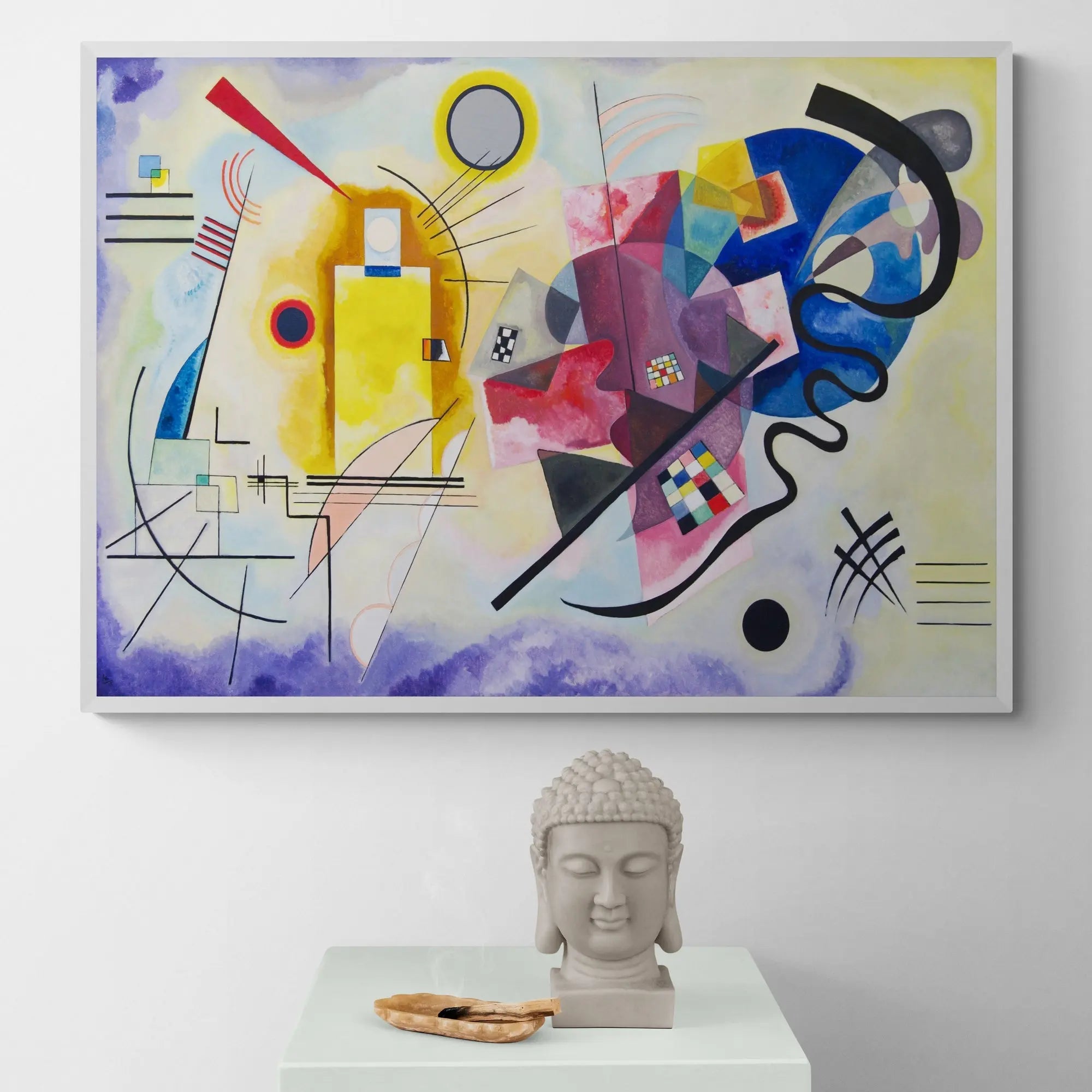 Yellow-Red-Blauw Abstract by Wassily Kandinsky